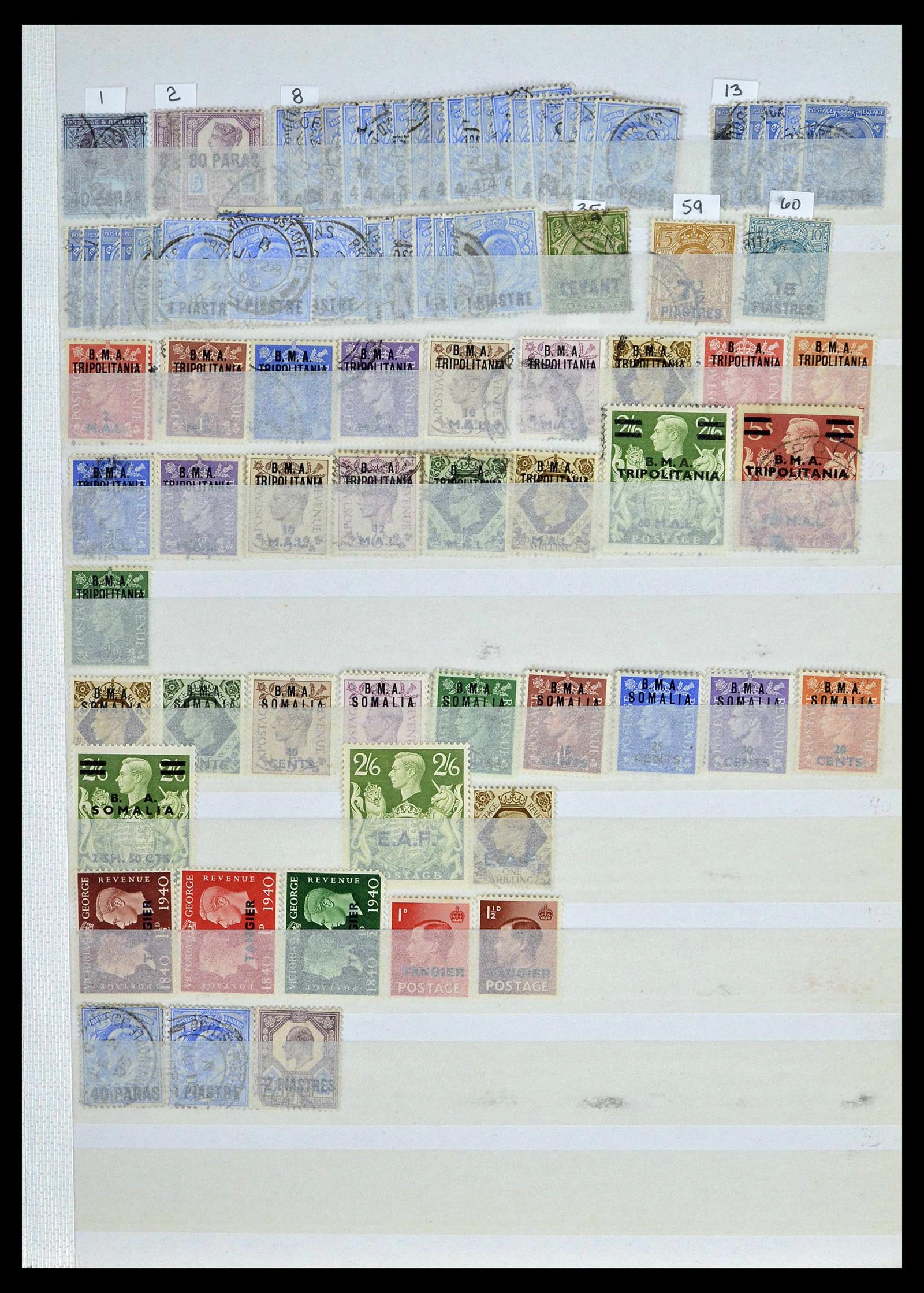 39196 0060 - Postzegelverzameling 39196 Engeland 1844-1955.