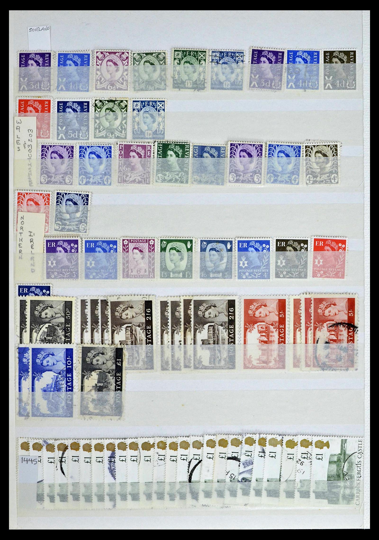 39196 0063 - Postzegelverzameling 39196 Engeland 1844-1955.