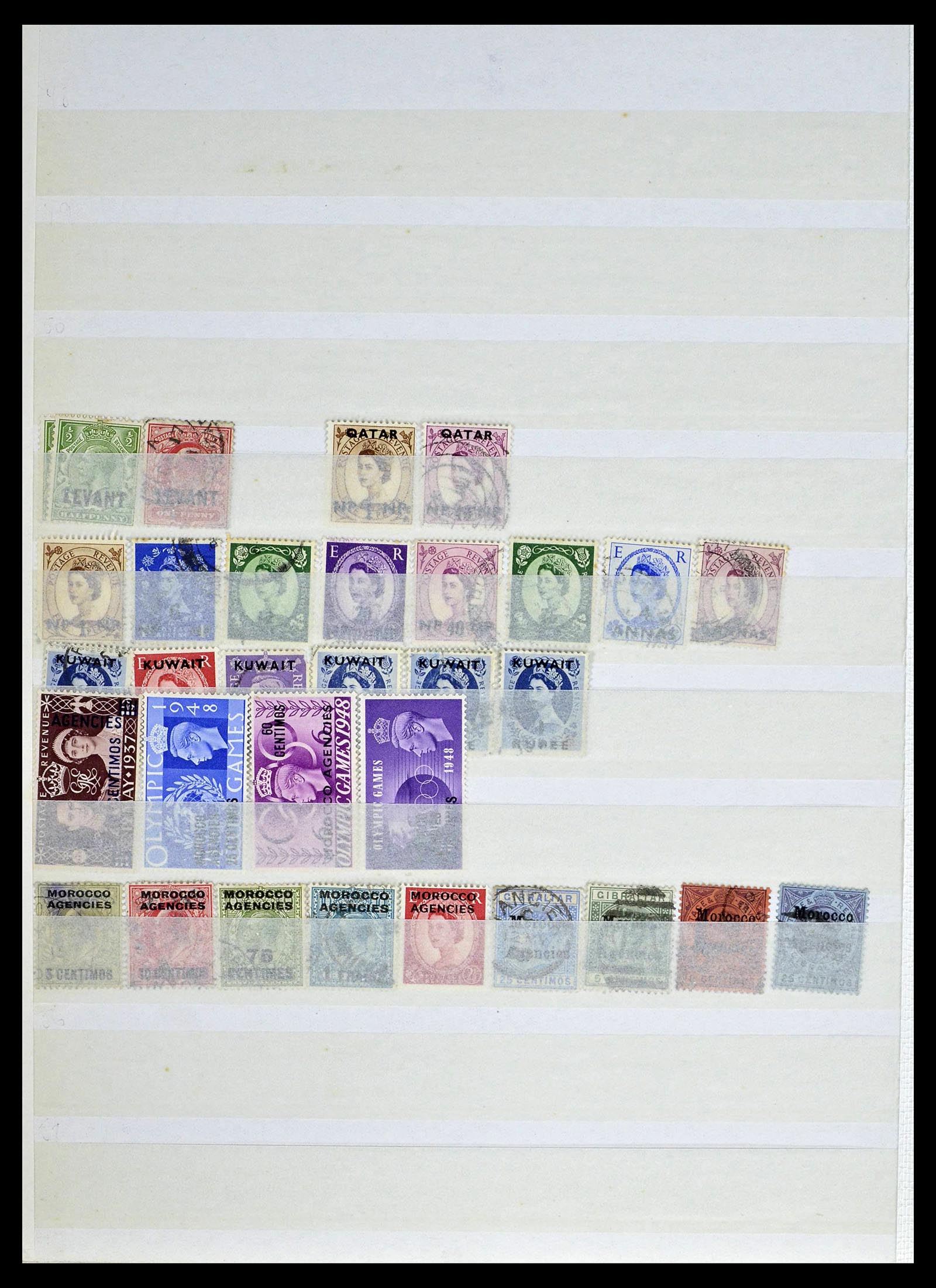 39196 0066 - Postzegelverzameling 39196 Engeland 1844-1955.