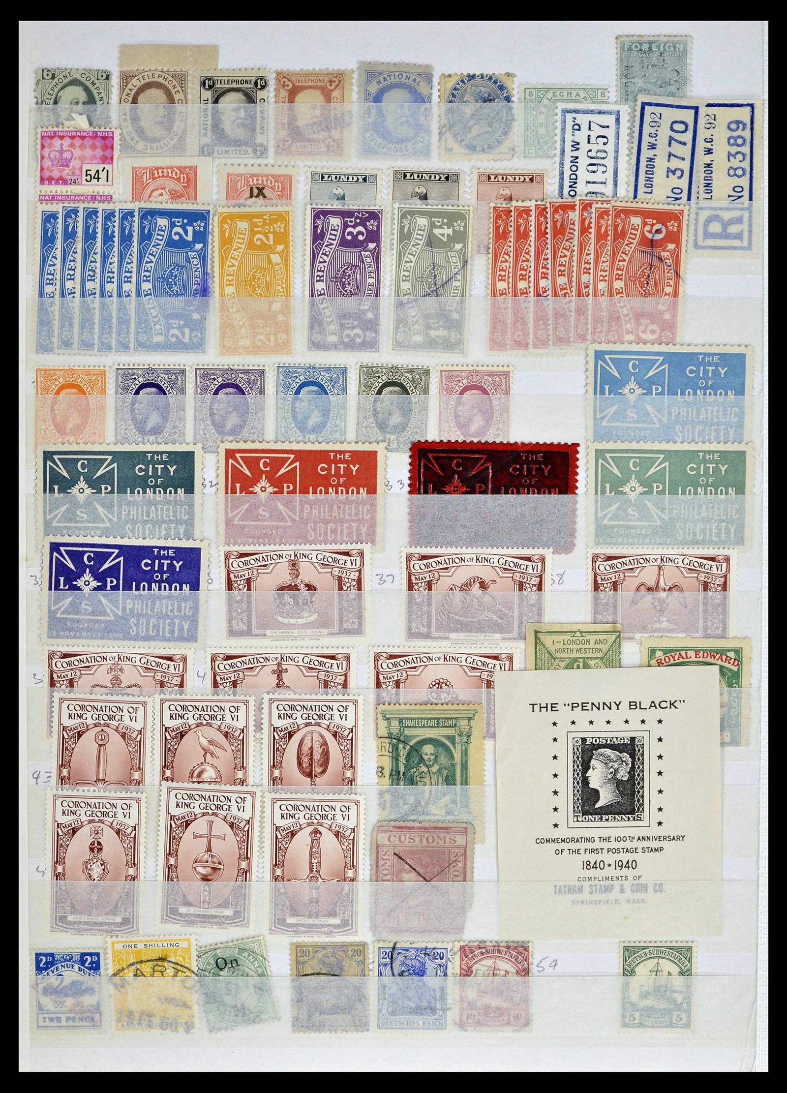 39196 0068 - Stamp collection 39196 Great Britain 1844-1955.