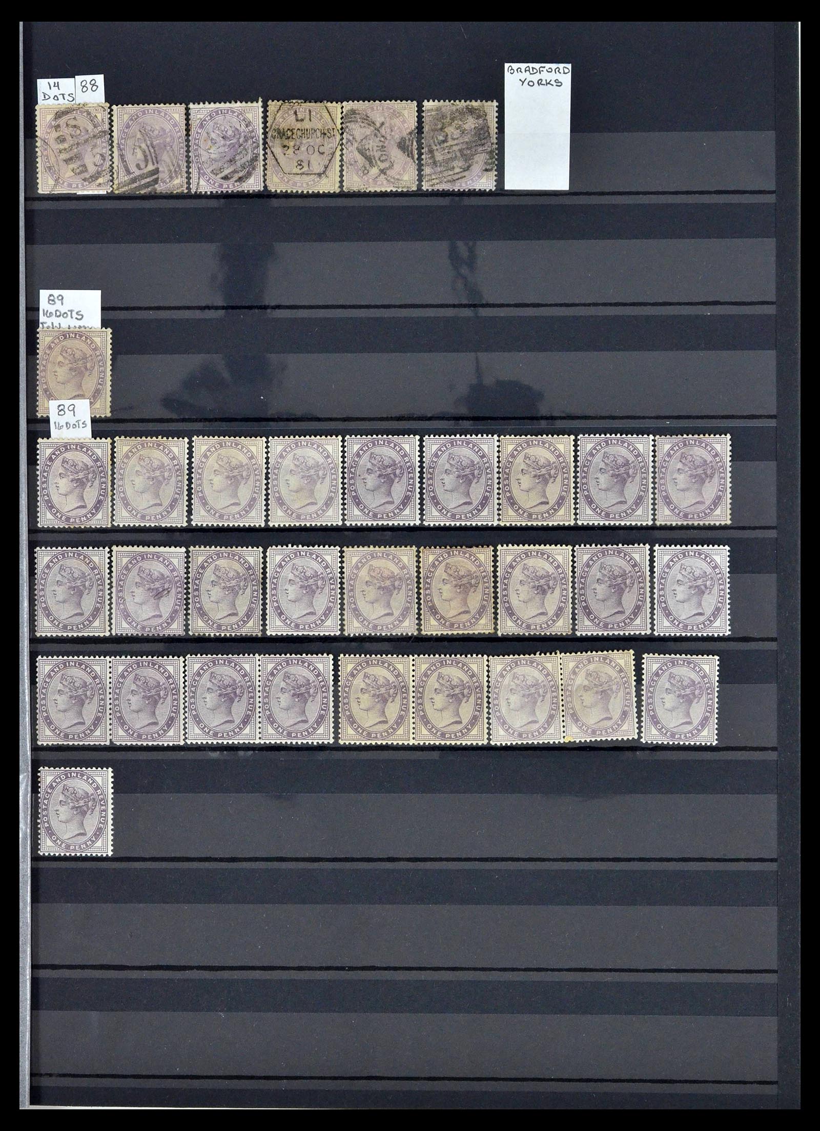 39196 0069 - Postzegelverzameling 39196 Engeland 1844-1955.