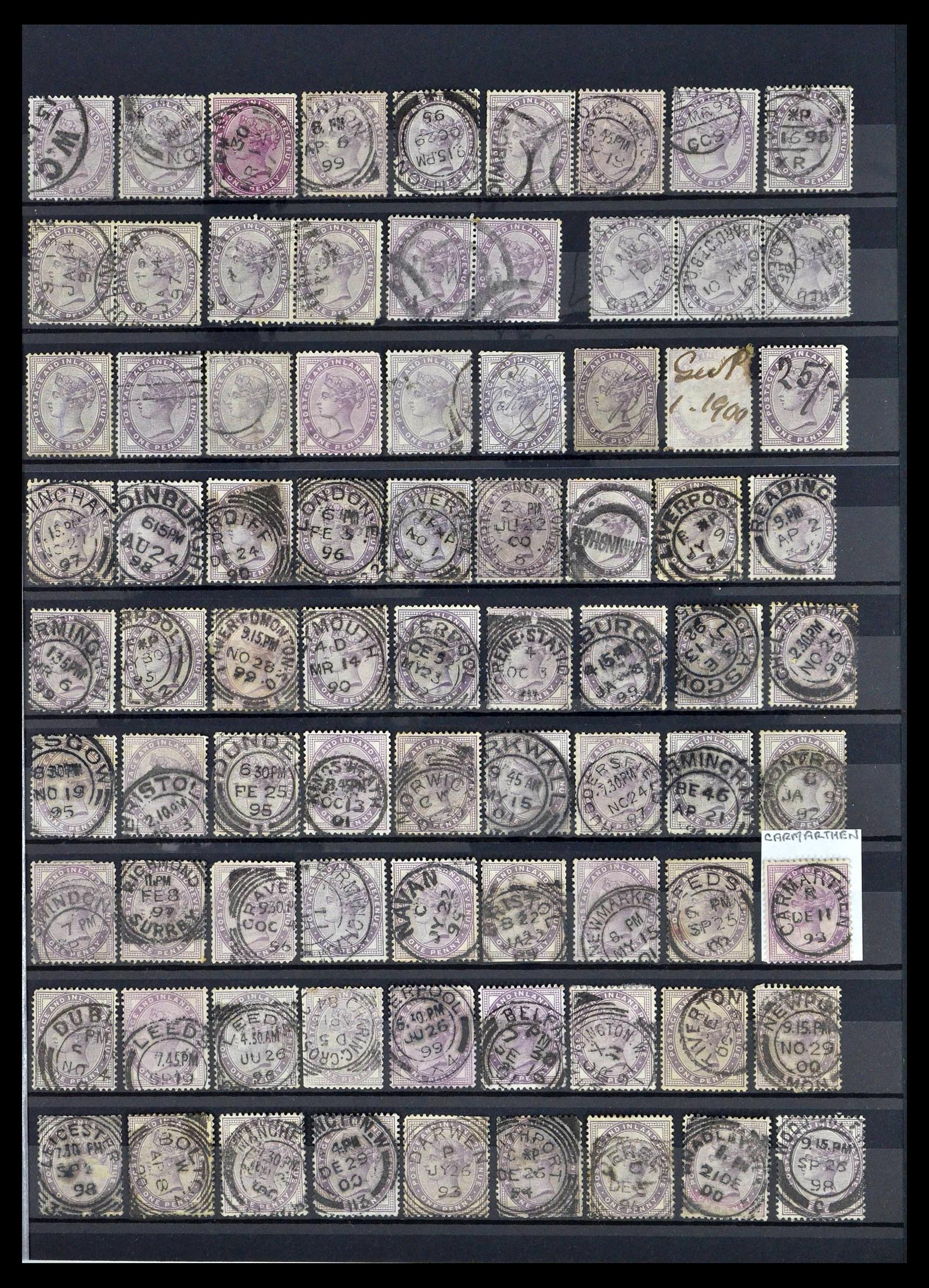 39196 0073 - Postzegelverzameling 39196 Engeland 1844-1955.