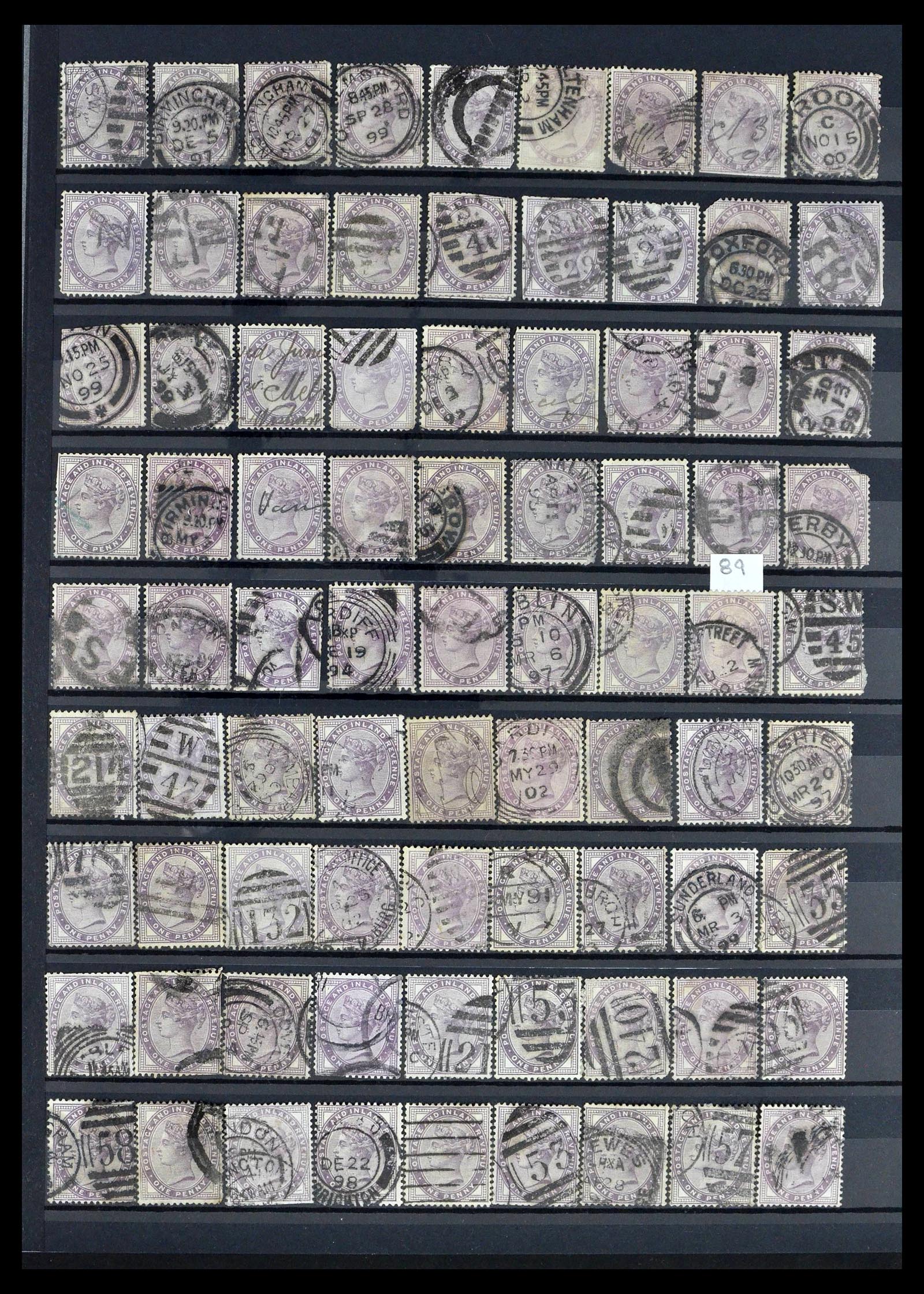 39196 0078 - Postzegelverzameling 39196 Engeland 1844-1955.