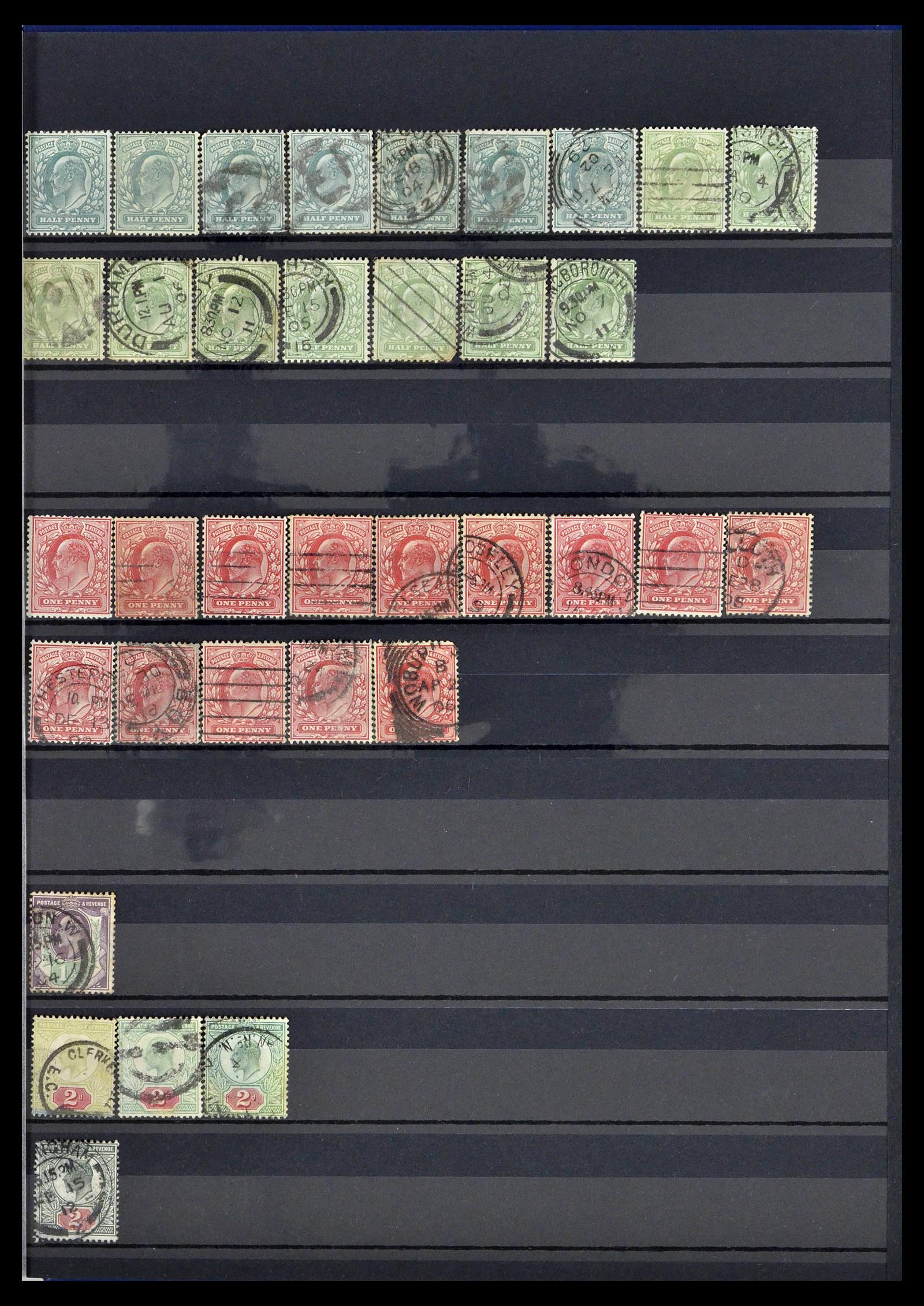 39196 0083 - Postzegelverzameling 39196 Engeland 1844-1955.