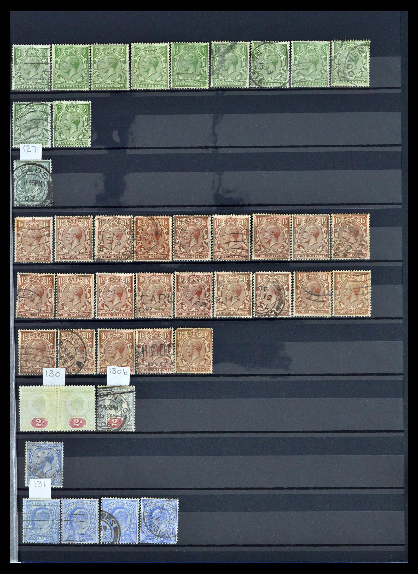 39196 0087 - Postzegelverzameling 39196 Engeland 1844-1955.