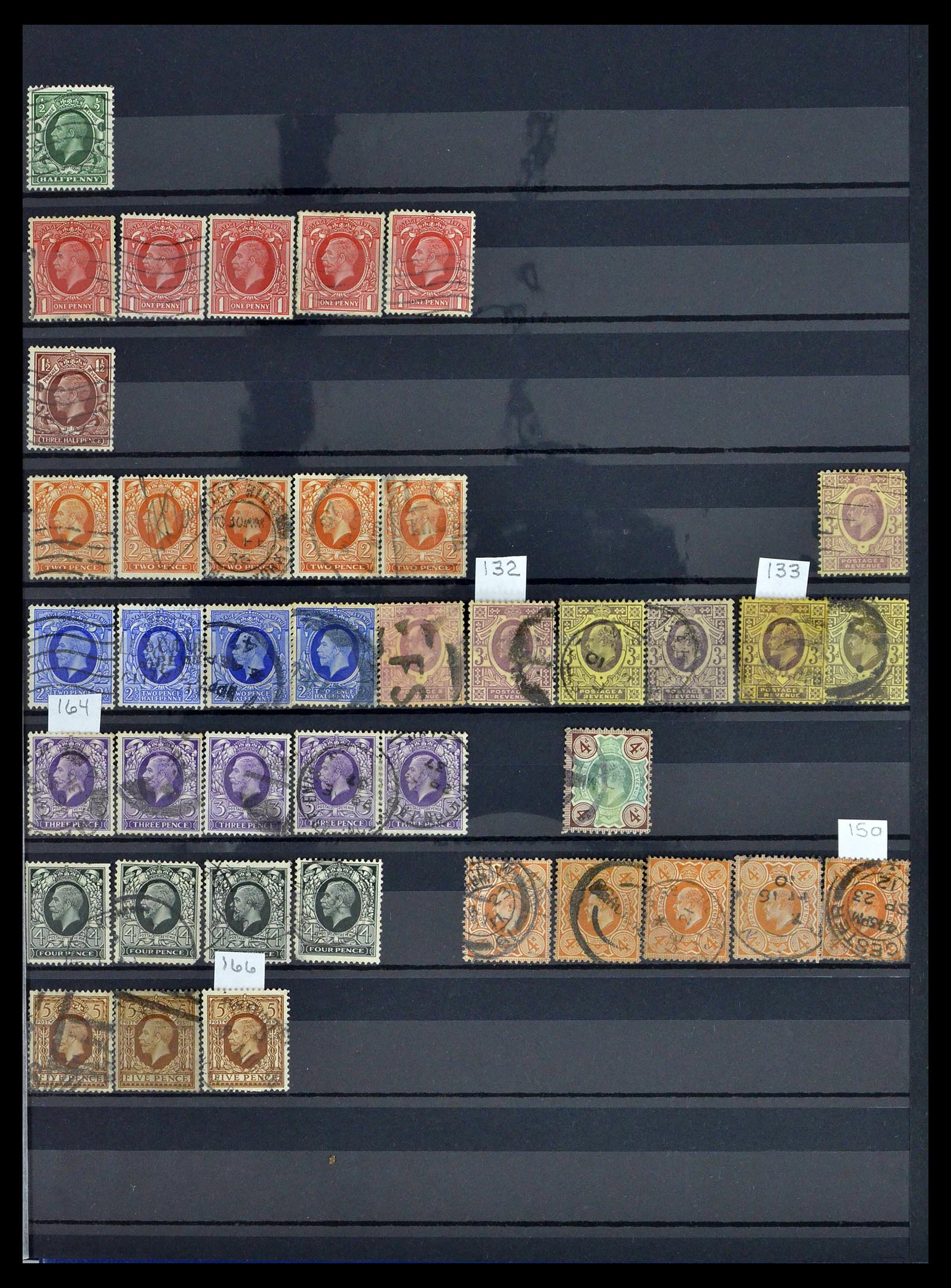 39196 0089 - Postzegelverzameling 39196 Engeland 1844-1955.