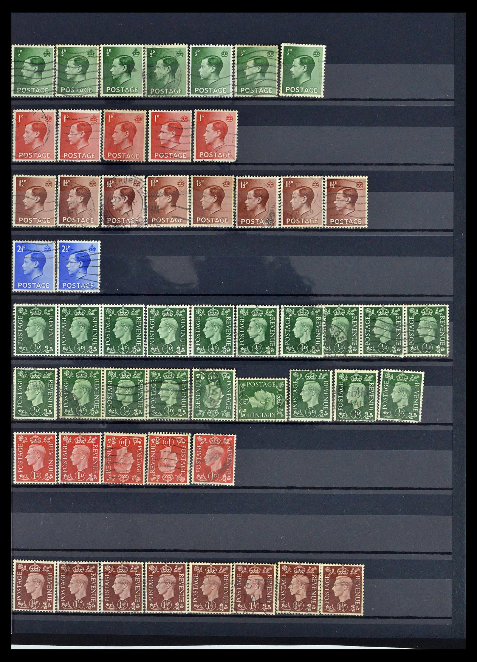 39196 0091 - Postzegelverzameling 39196 Engeland 1844-1955.