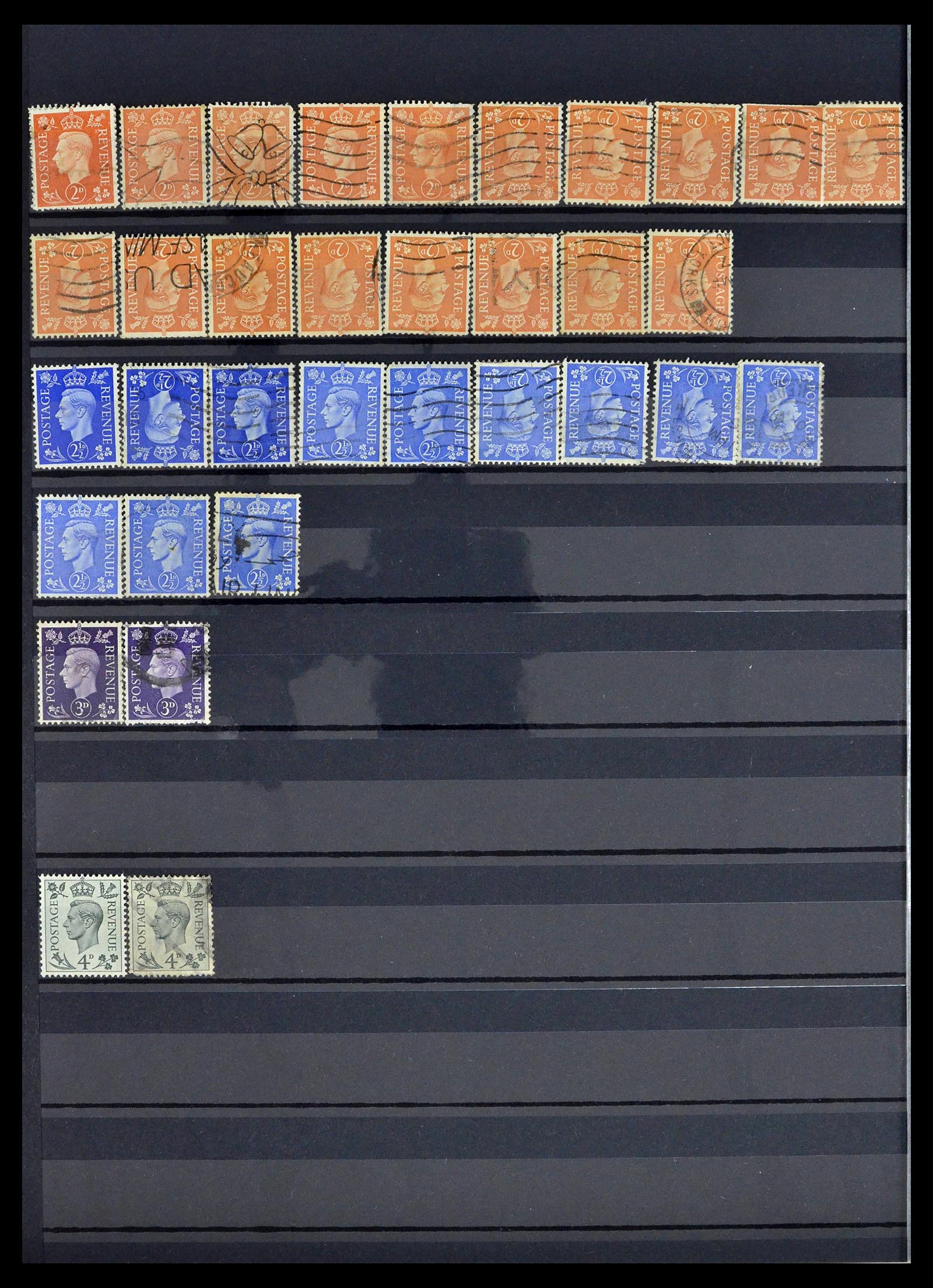 39196 0092 - Postzegelverzameling 39196 Engeland 1844-1955.