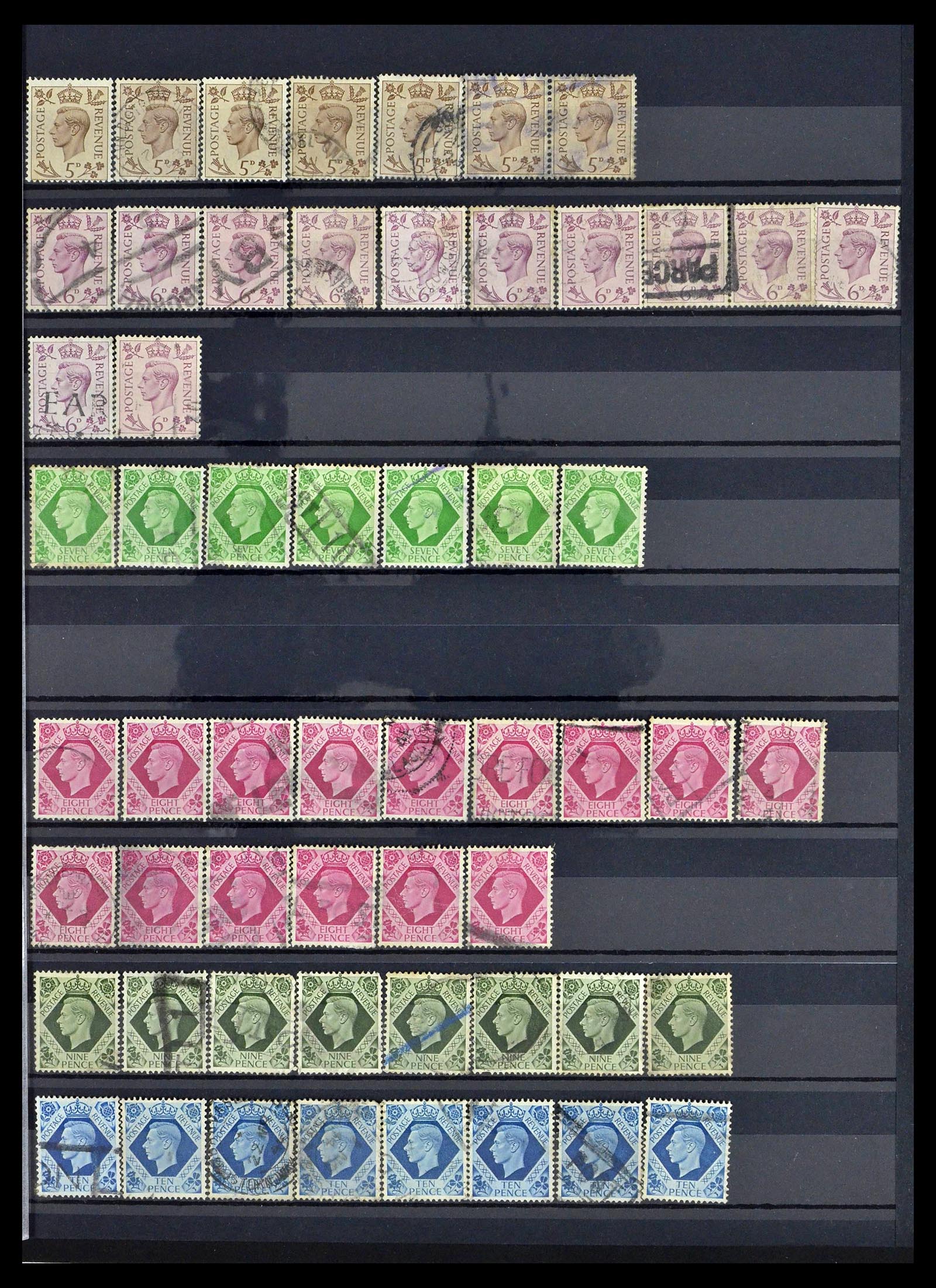 39196 0093 - Postzegelverzameling 39196 Engeland 1844-1955.