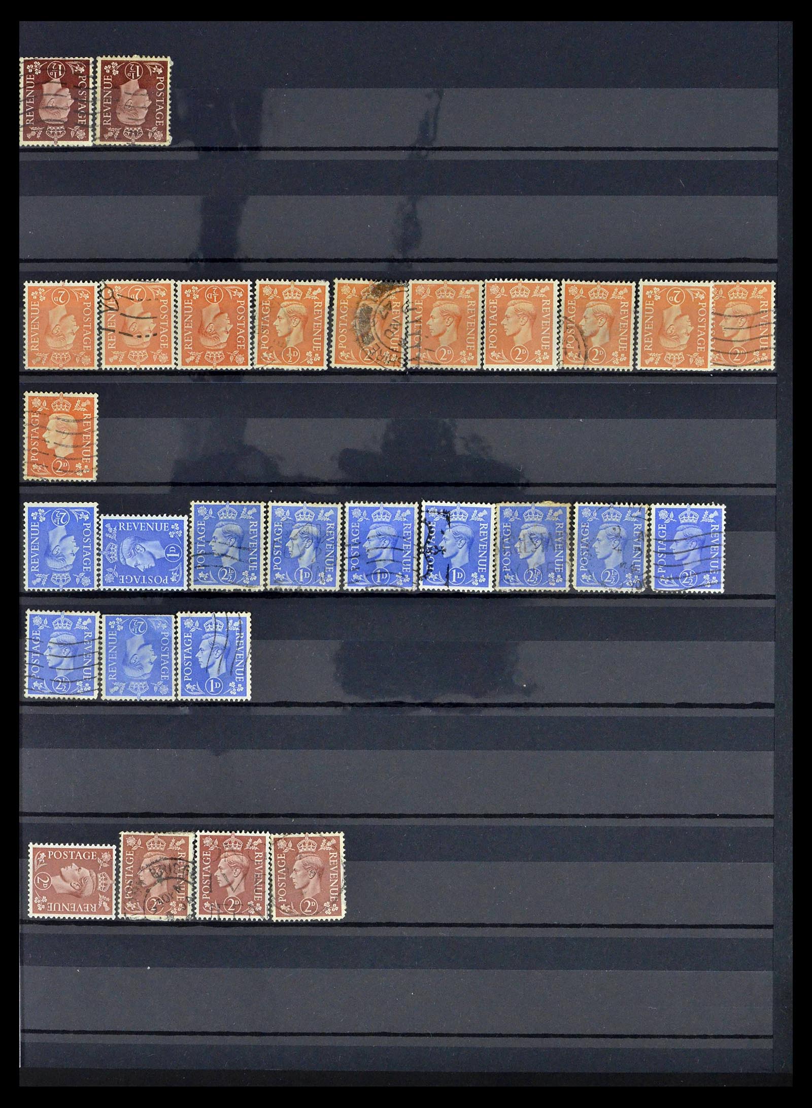 39196 0095 - Postzegelverzameling 39196 Engeland 1844-1955.