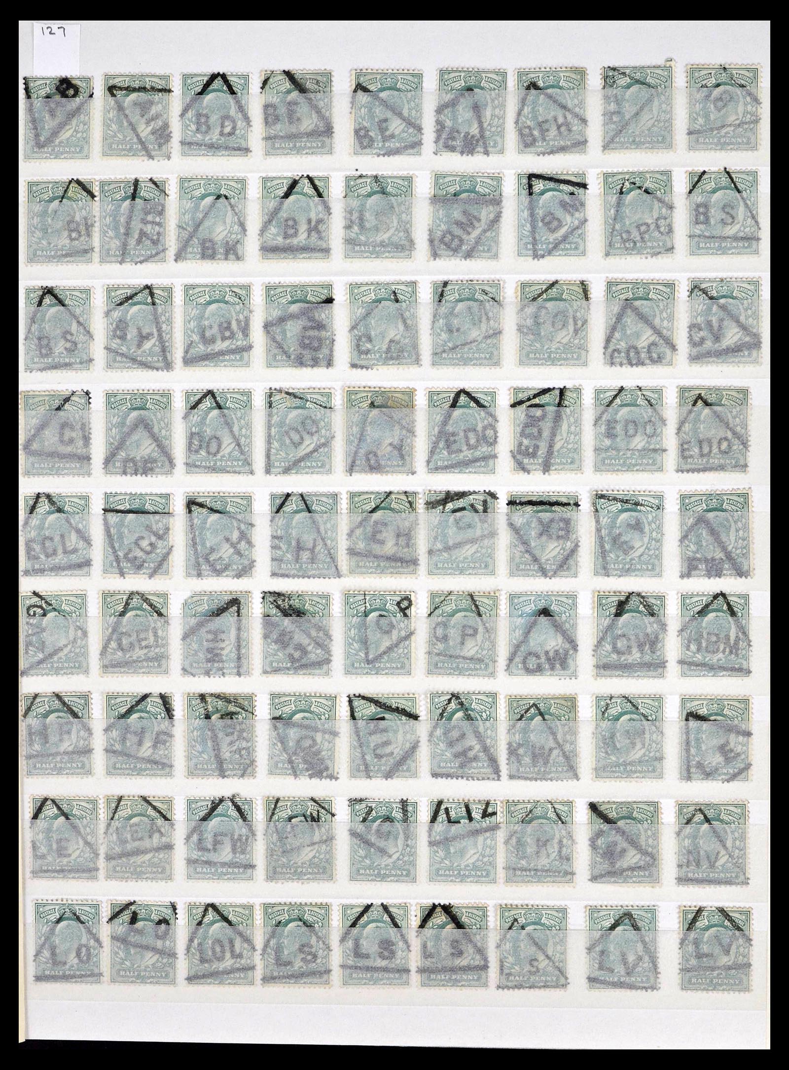 39196 0097 - Stamp collection 39196 Great Britain 1844-1955.