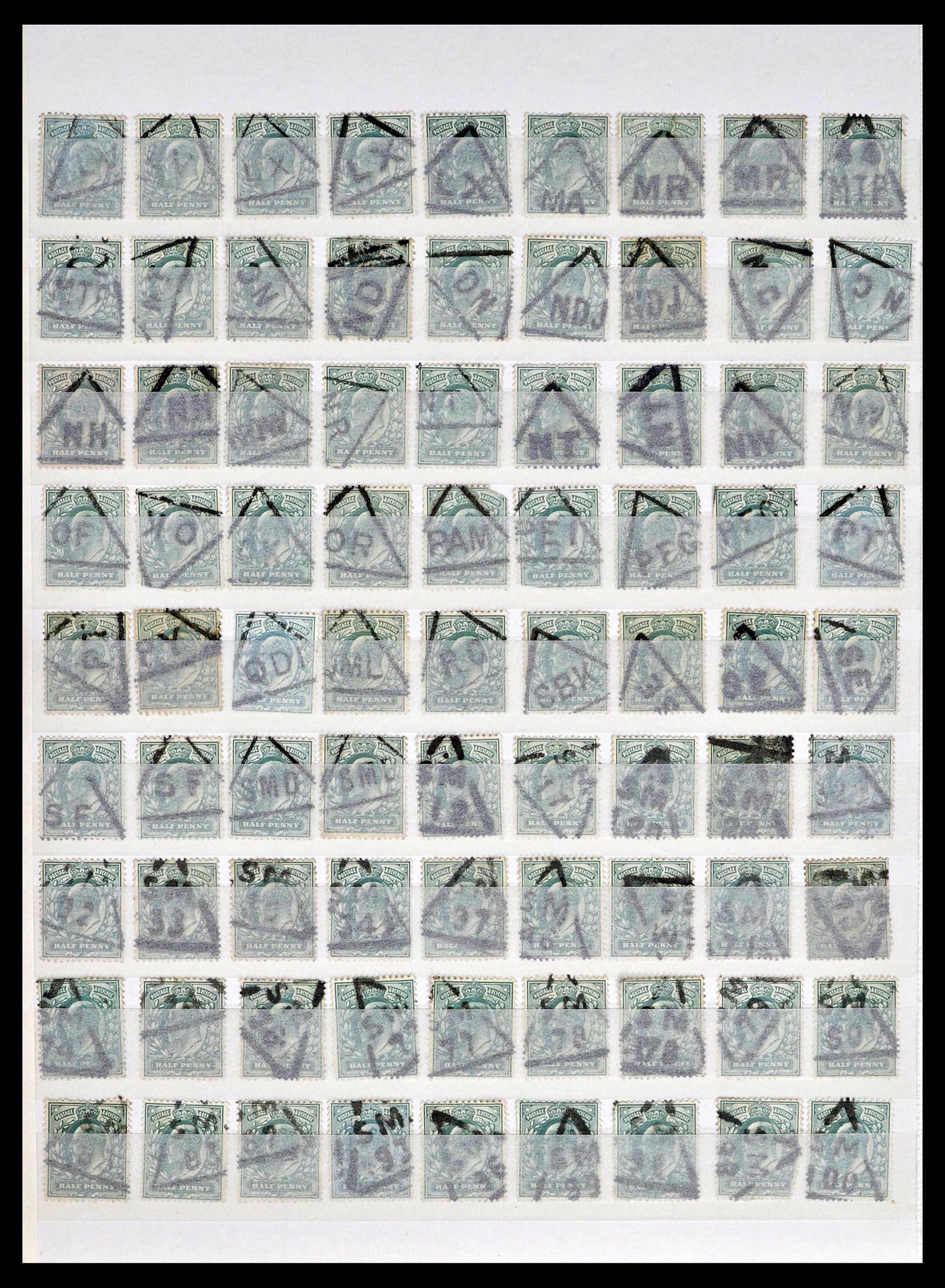 39196 0098 - Postzegelverzameling 39196 Engeland 1844-1955.
