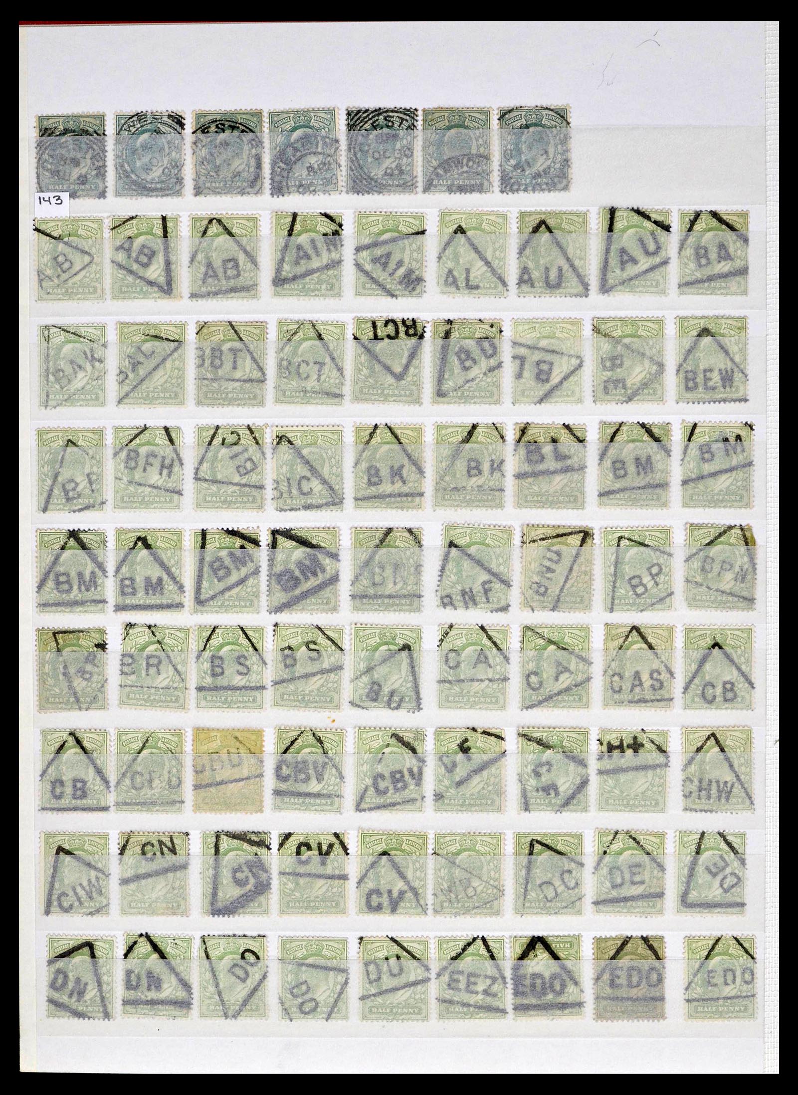 39196 0100 - Postzegelverzameling 39196 Engeland 1844-1955.