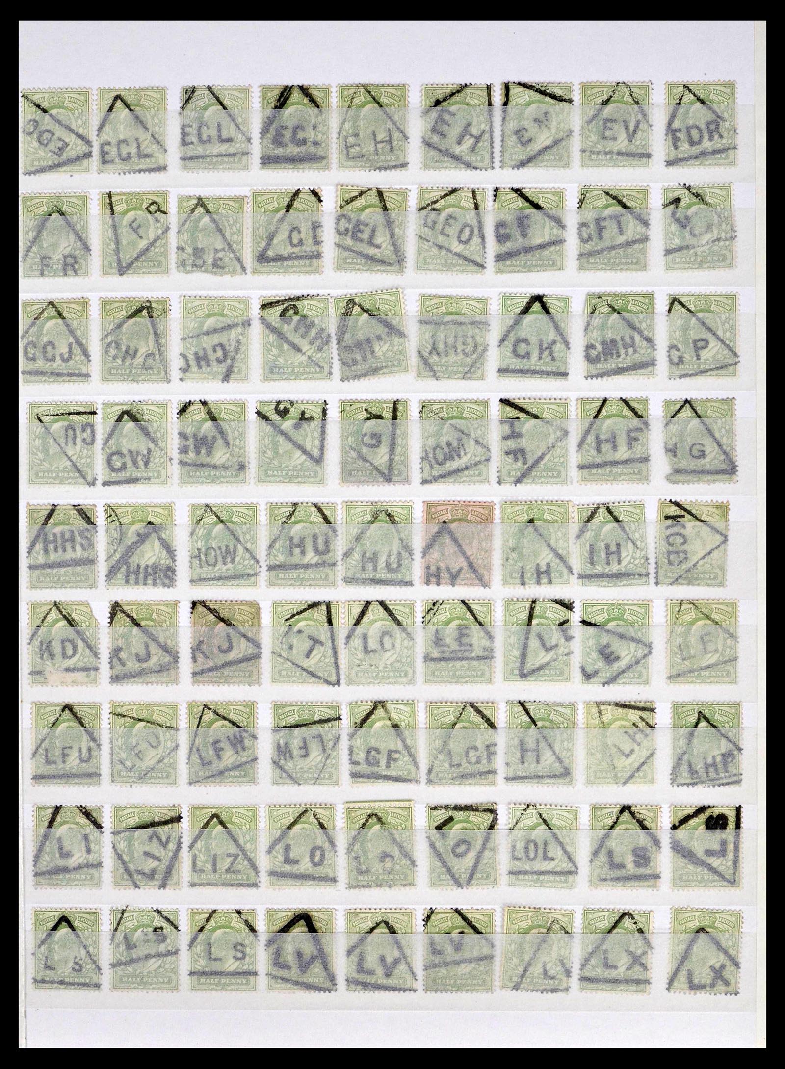39196 0101 - Postzegelverzameling 39196 Engeland 1844-1955.