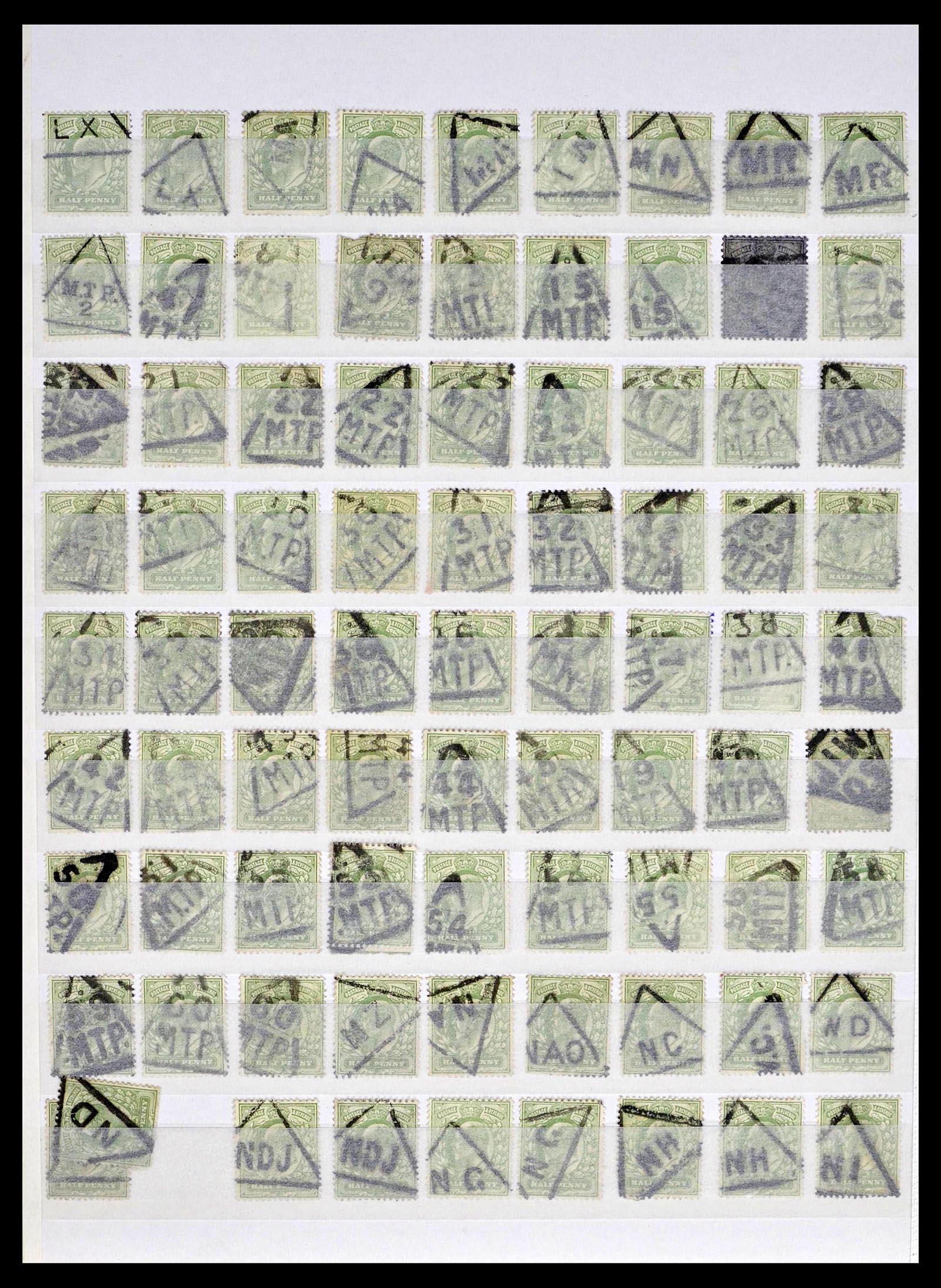 39196 0102 - Postzegelverzameling 39196 Engeland 1844-1955.