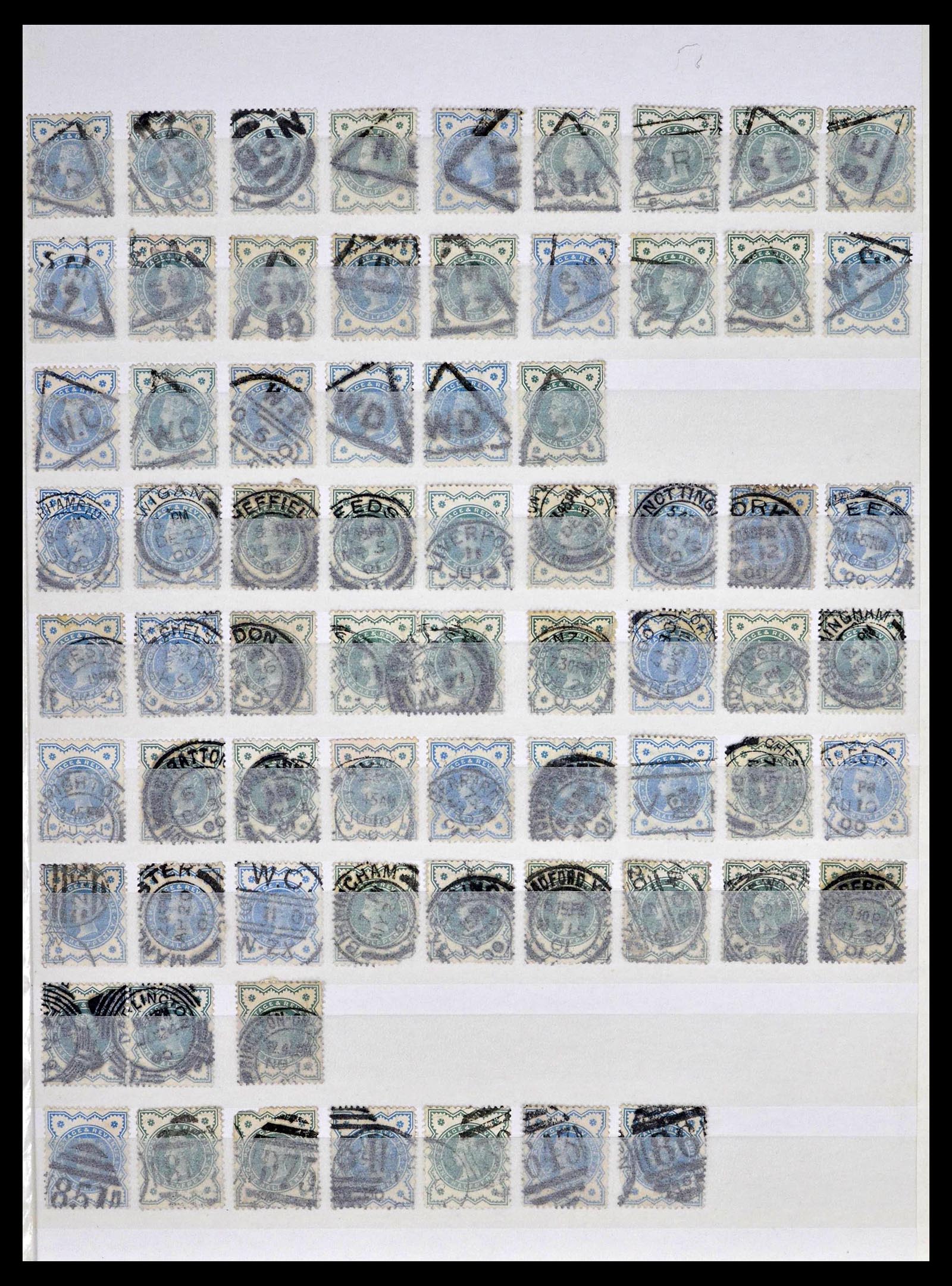 39196 0105 - Postzegelverzameling 39196 Engeland 1844-1955.