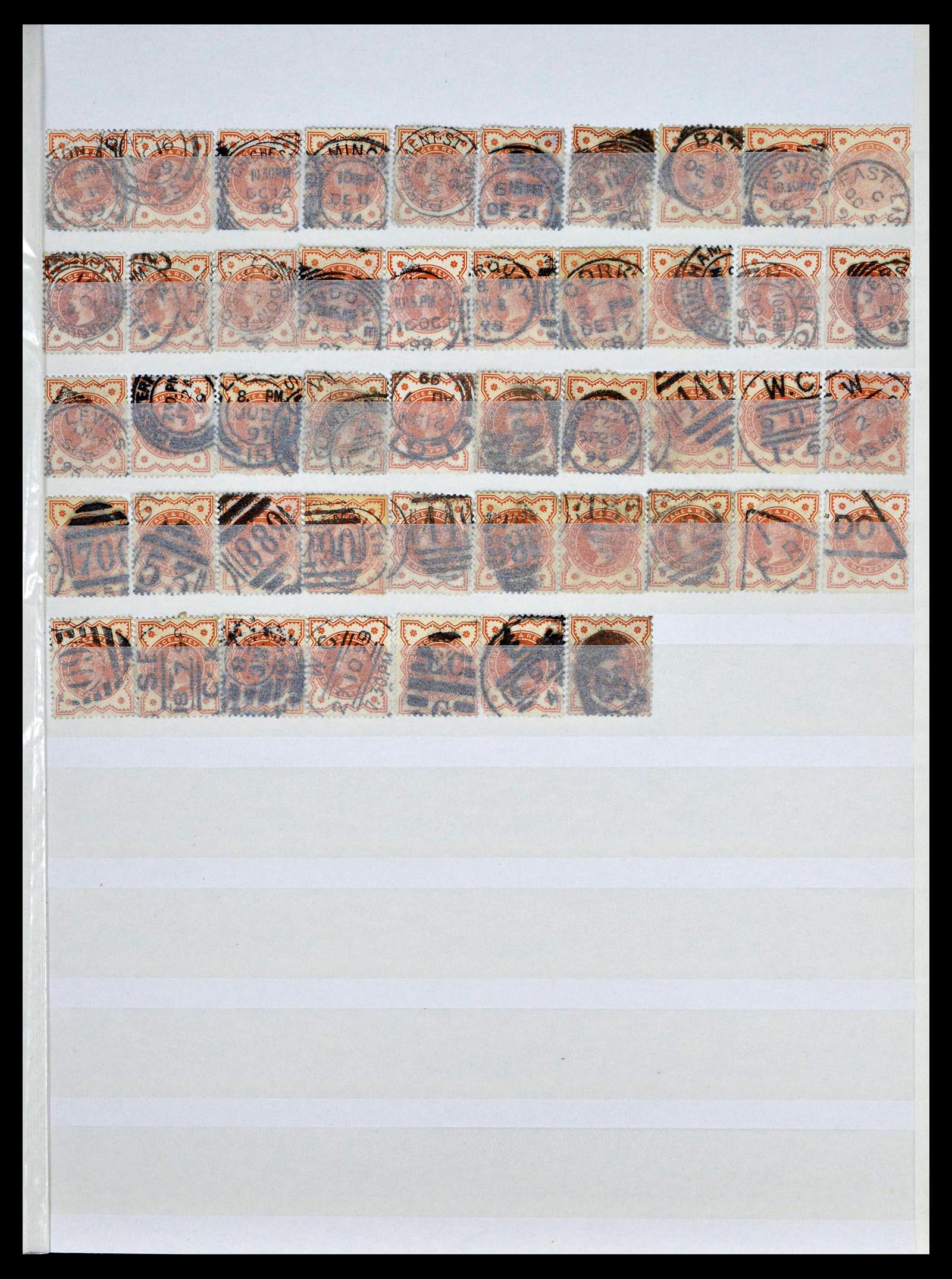 39196 0109 - Postzegelverzameling 39196 Engeland 1844-1955.