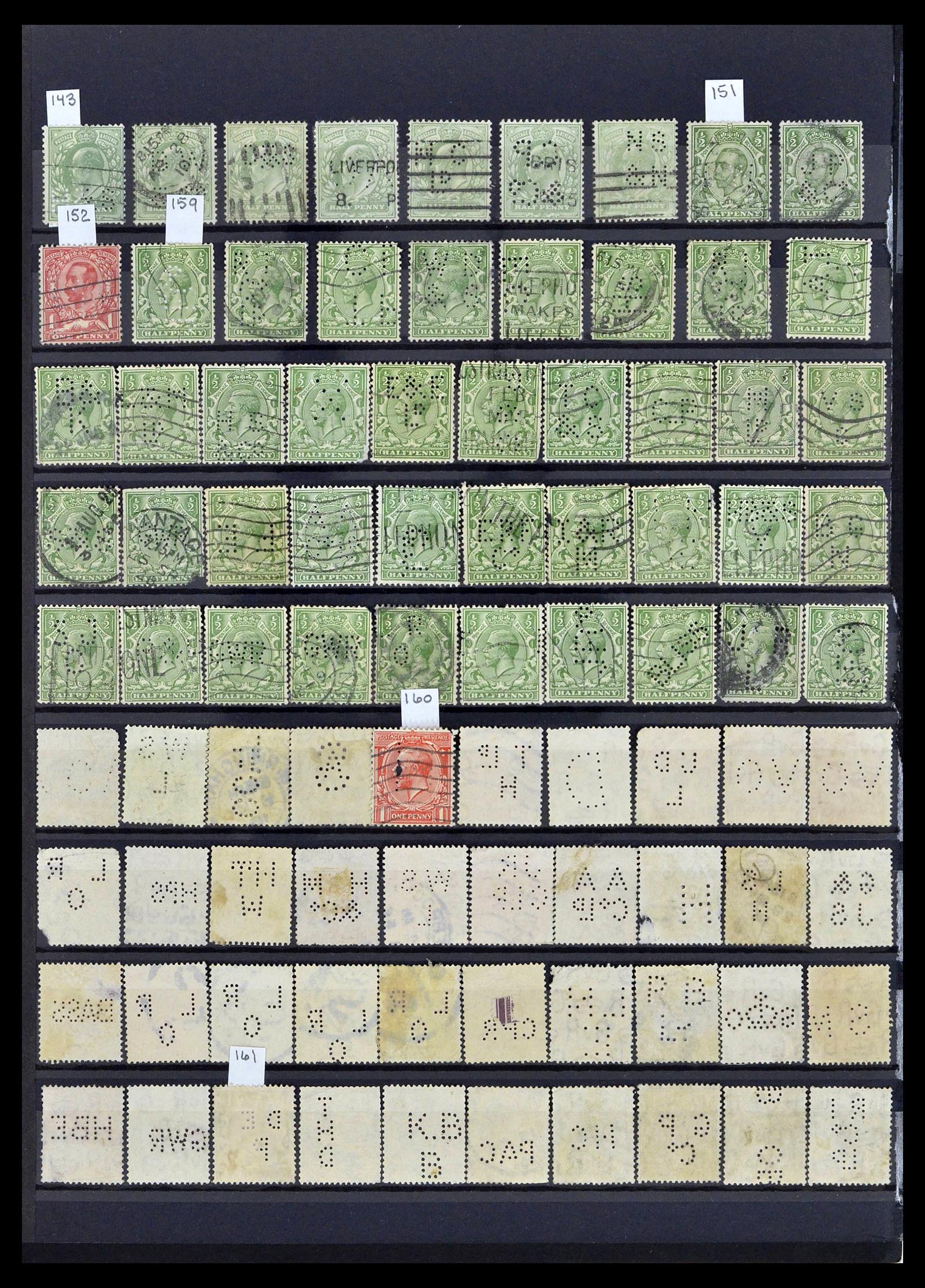 39196 0111 - Postzegelverzameling 39196 Engeland 1844-1955.