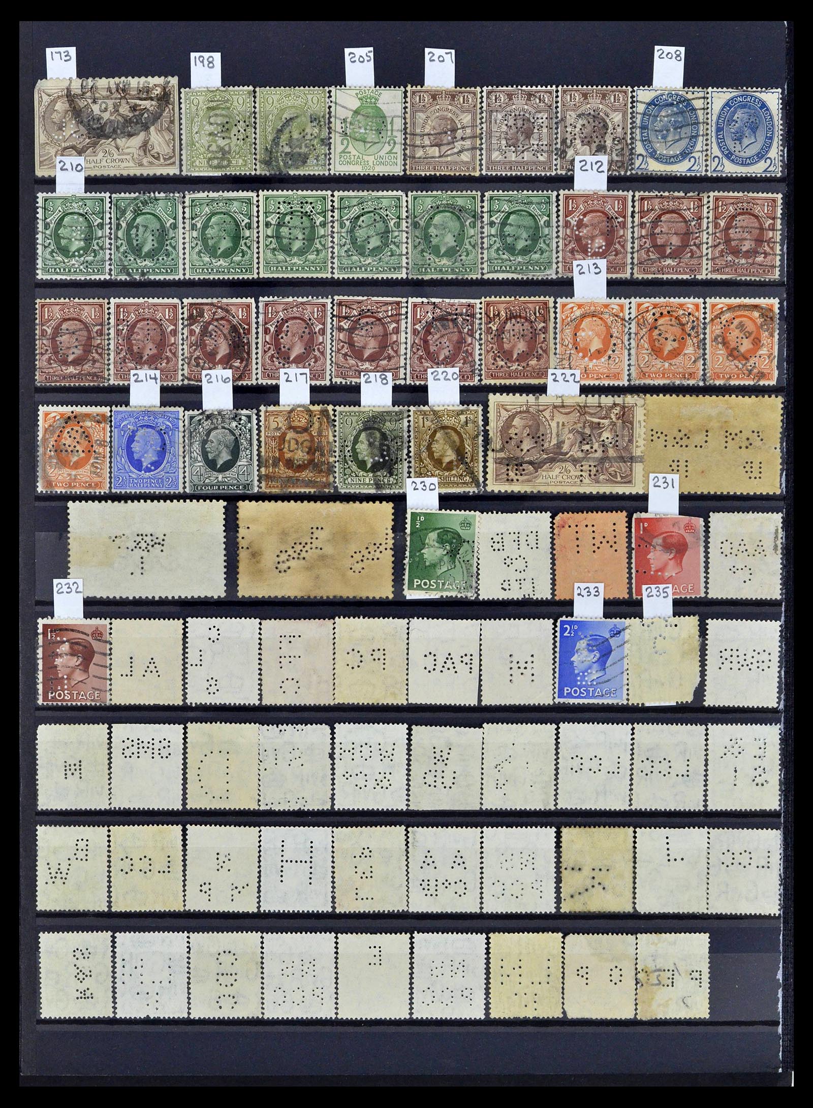 39196 0113 - Postzegelverzameling 39196 Engeland 1844-1955.