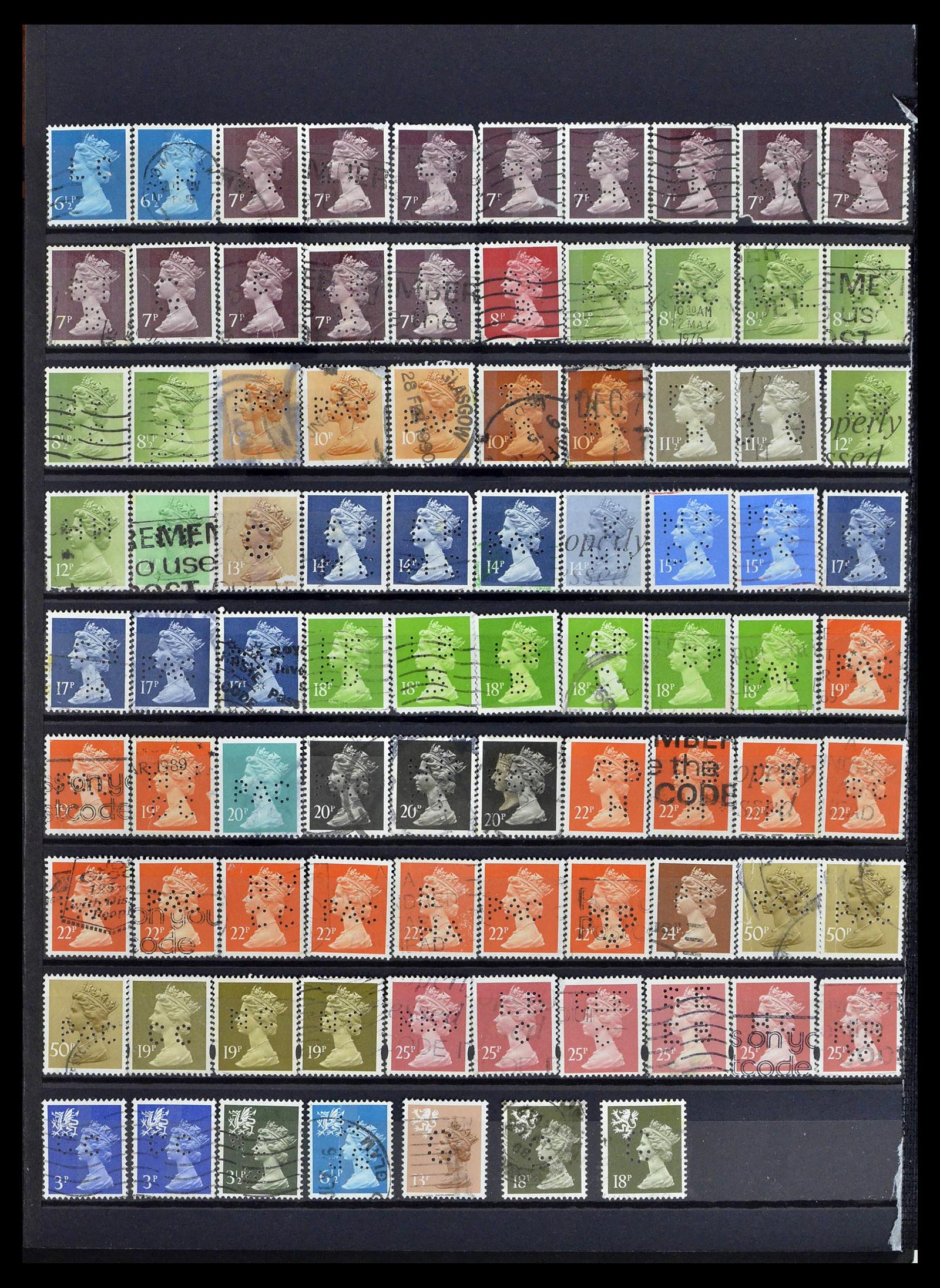 39196 0121 - Postzegelverzameling 39196 Engeland 1844-1955.