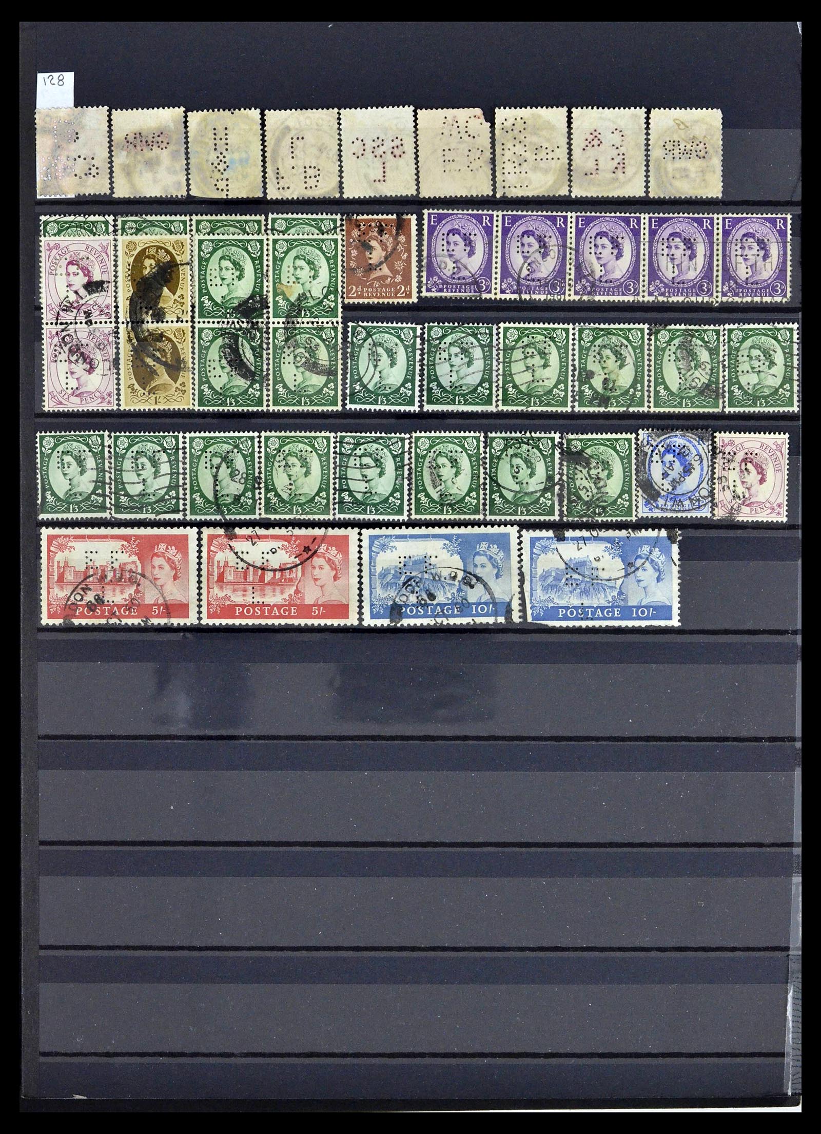 39196 0123 - Postzegelverzameling 39196 Engeland 1844-1955.