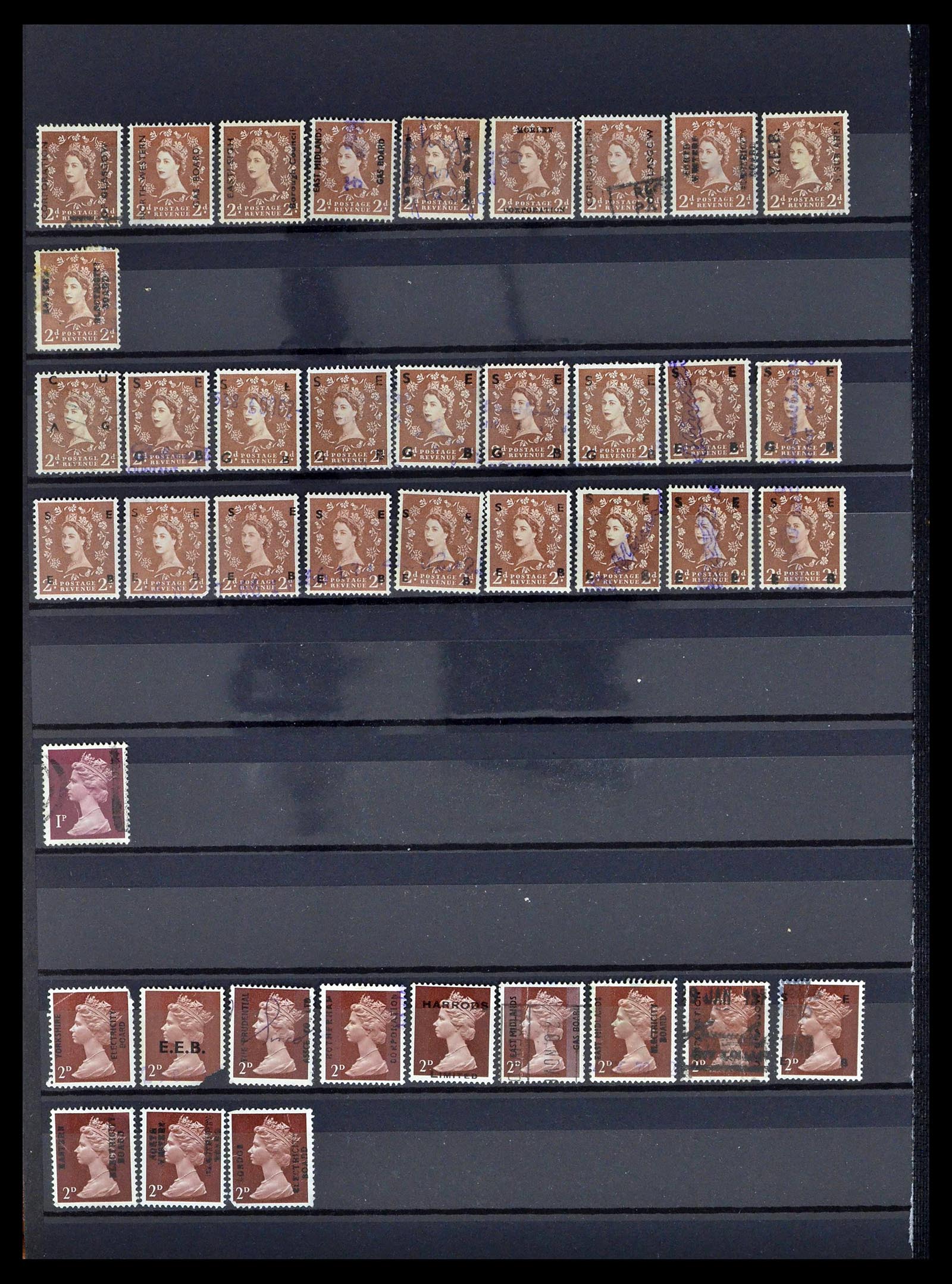 39196 0135 - Postzegelverzameling 39196 Engeland 1844-1955.