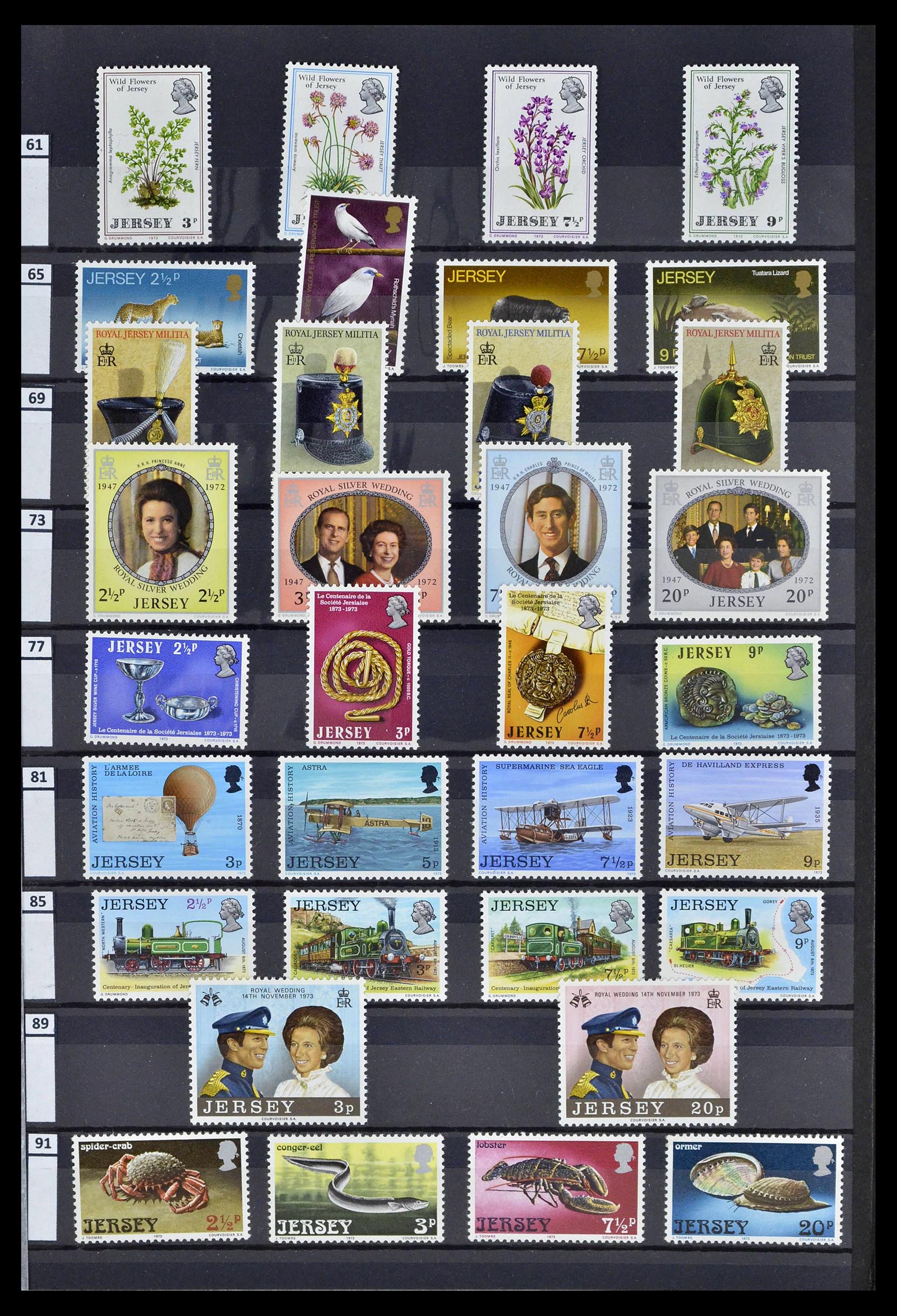 39197 0003 - Postzegelverzameling 39197 Kanaaleilanden 1941-2015.