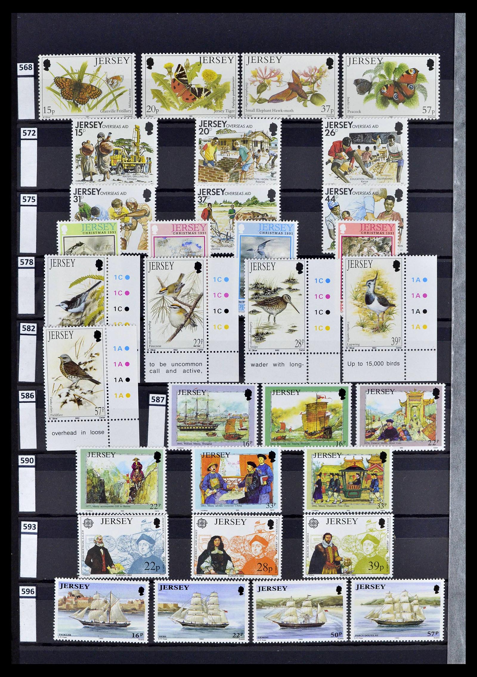 39197 0016 - Postzegelverzameling 39197 Kanaaleilanden 1941-2015.