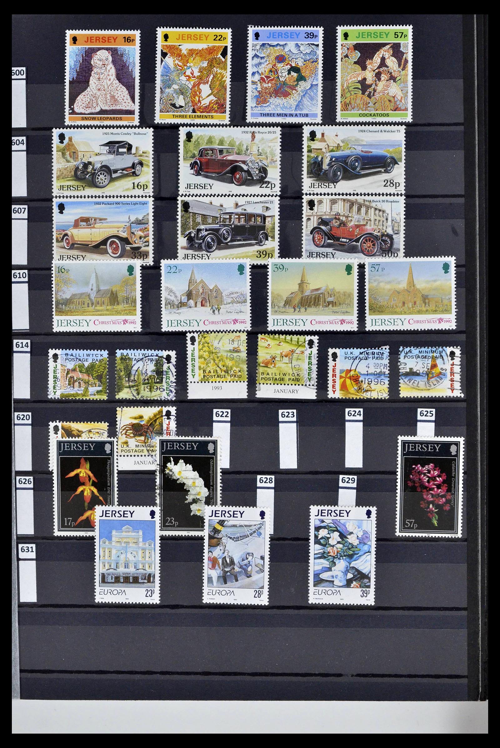 39197 0017 - Postzegelverzameling 39197 Kanaaleilanden 1941-2015.