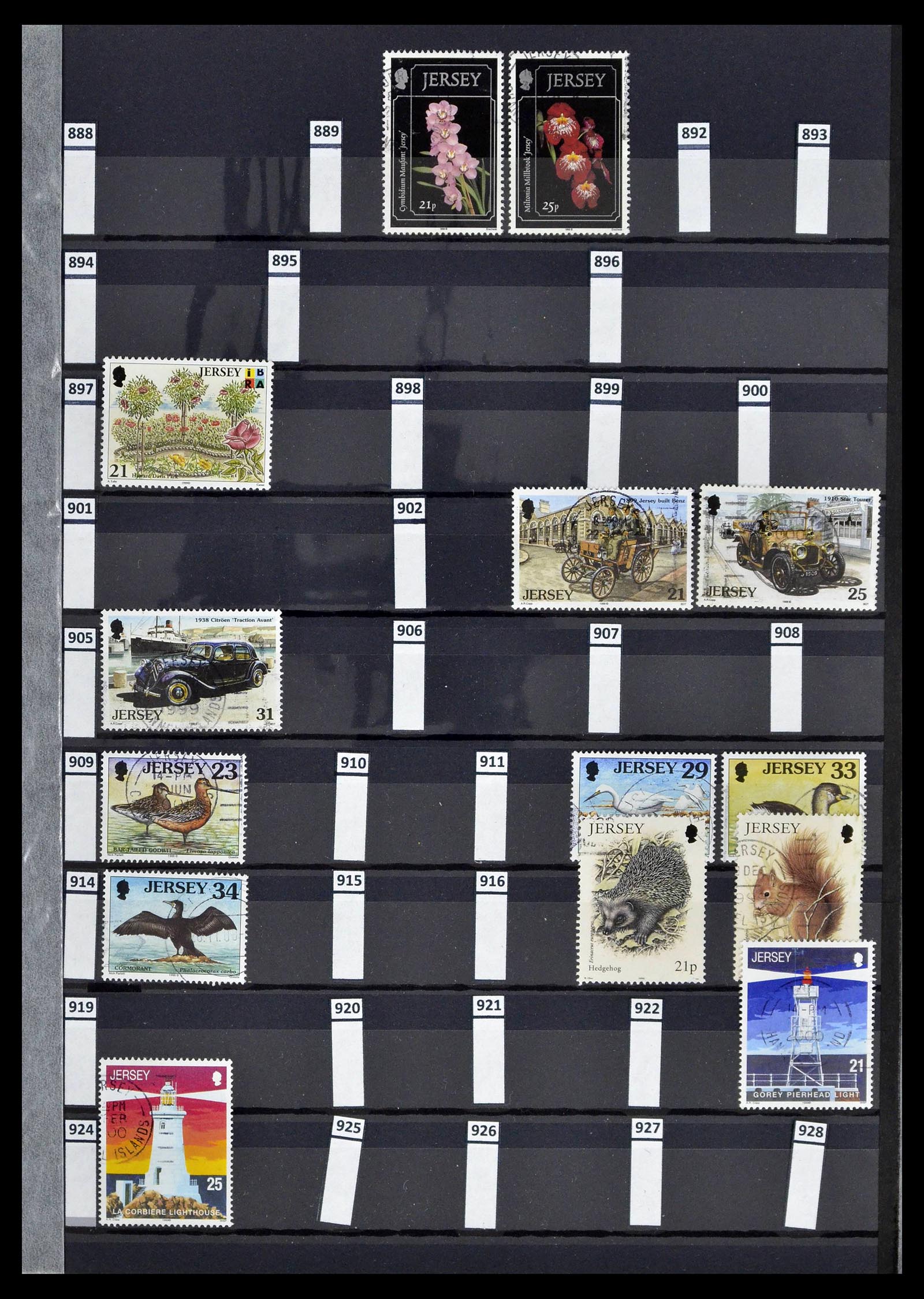39197 0025 - Postzegelverzameling 39197 Kanaaleilanden 1941-2015.