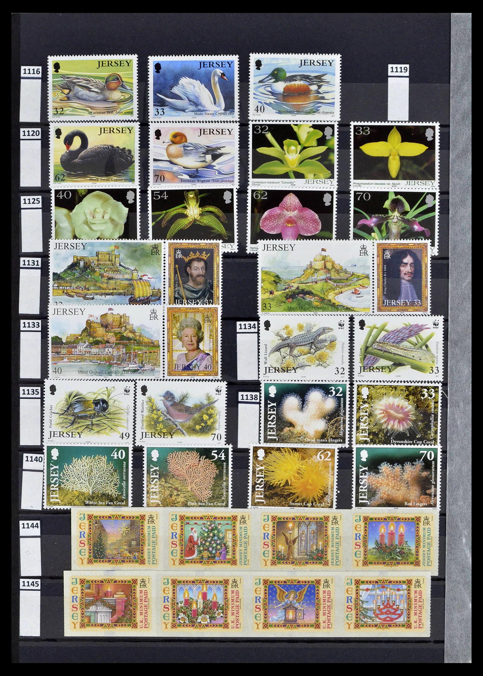 39197 0032 - Postzegelverzameling 39197 Kanaaleilanden 1941-2015.