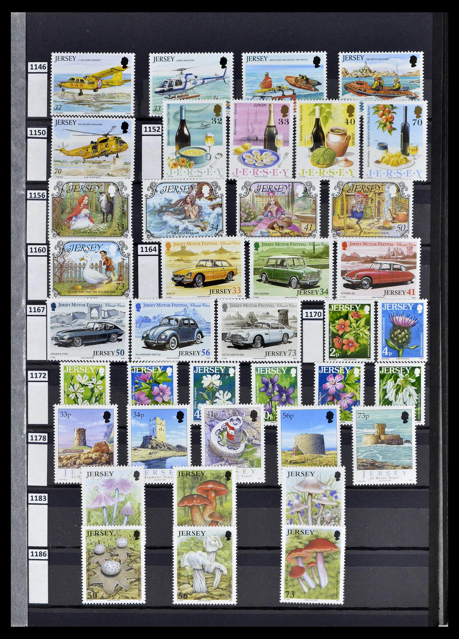 39197 0033 - Postzegelverzameling 39197 Kanaaleilanden 1941-2015.