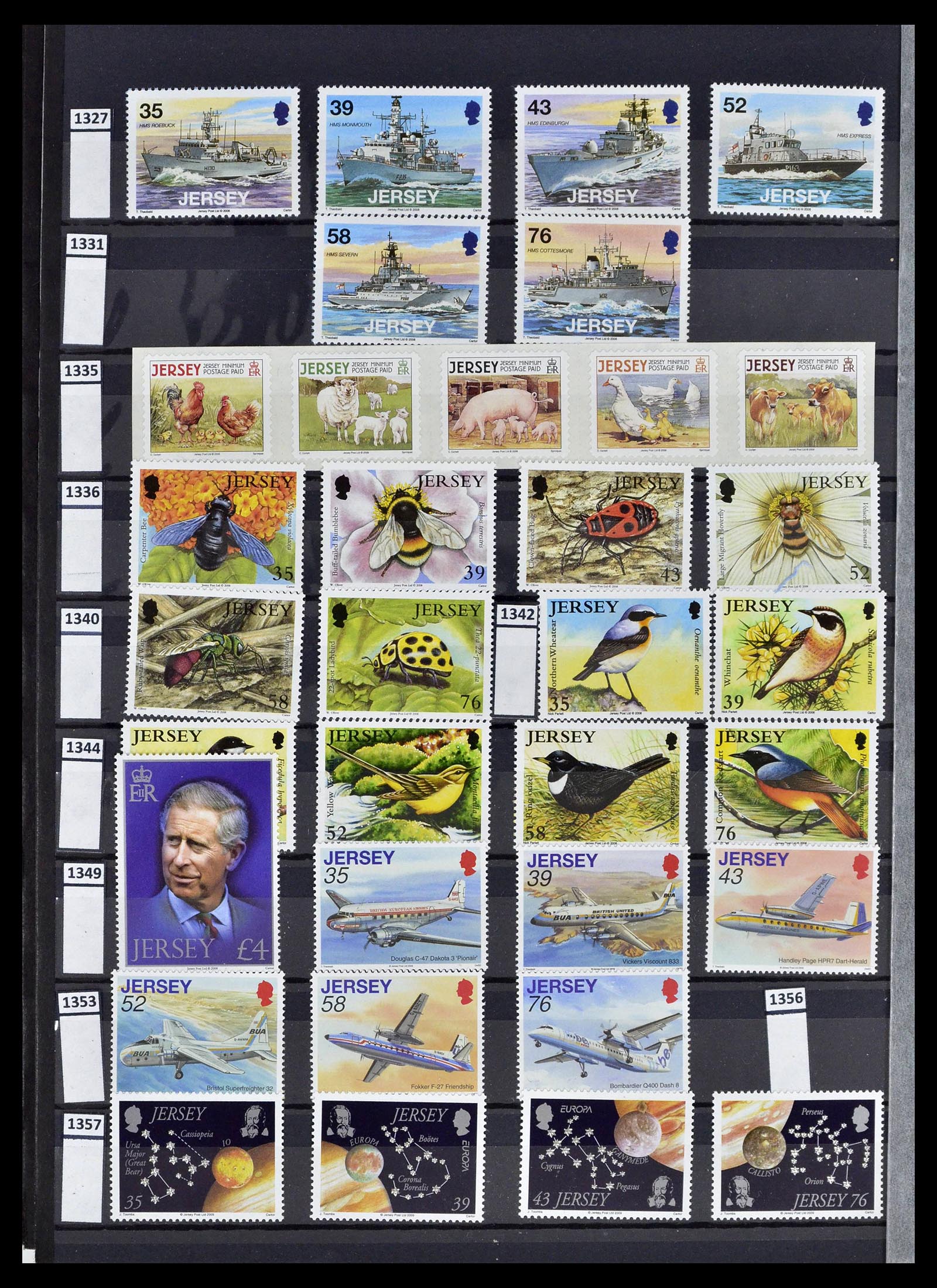 39197 0038 - Postzegelverzameling 39197 Kanaaleilanden 1941-2015.