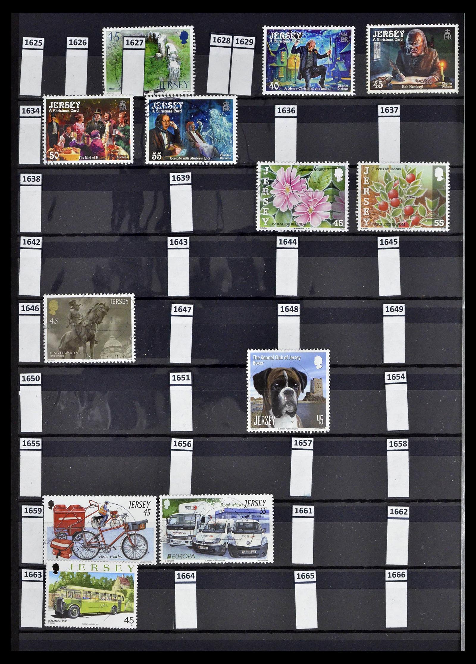 39197 0046 - Postzegelverzameling 39197 Kanaaleilanden 1941-2015.