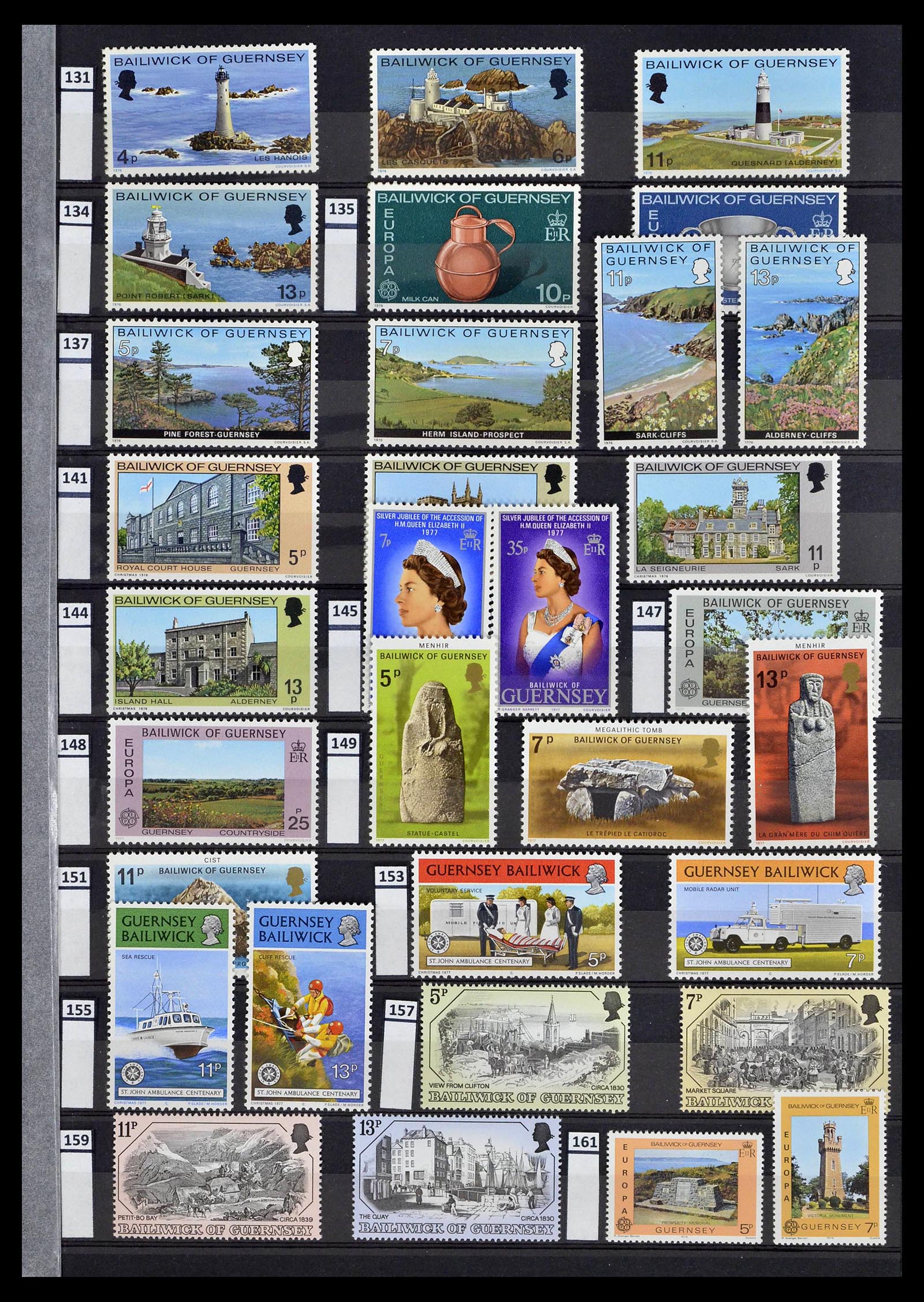 39197 0061 - Postzegelverzameling 39197 Kanaaleilanden 1941-2015.