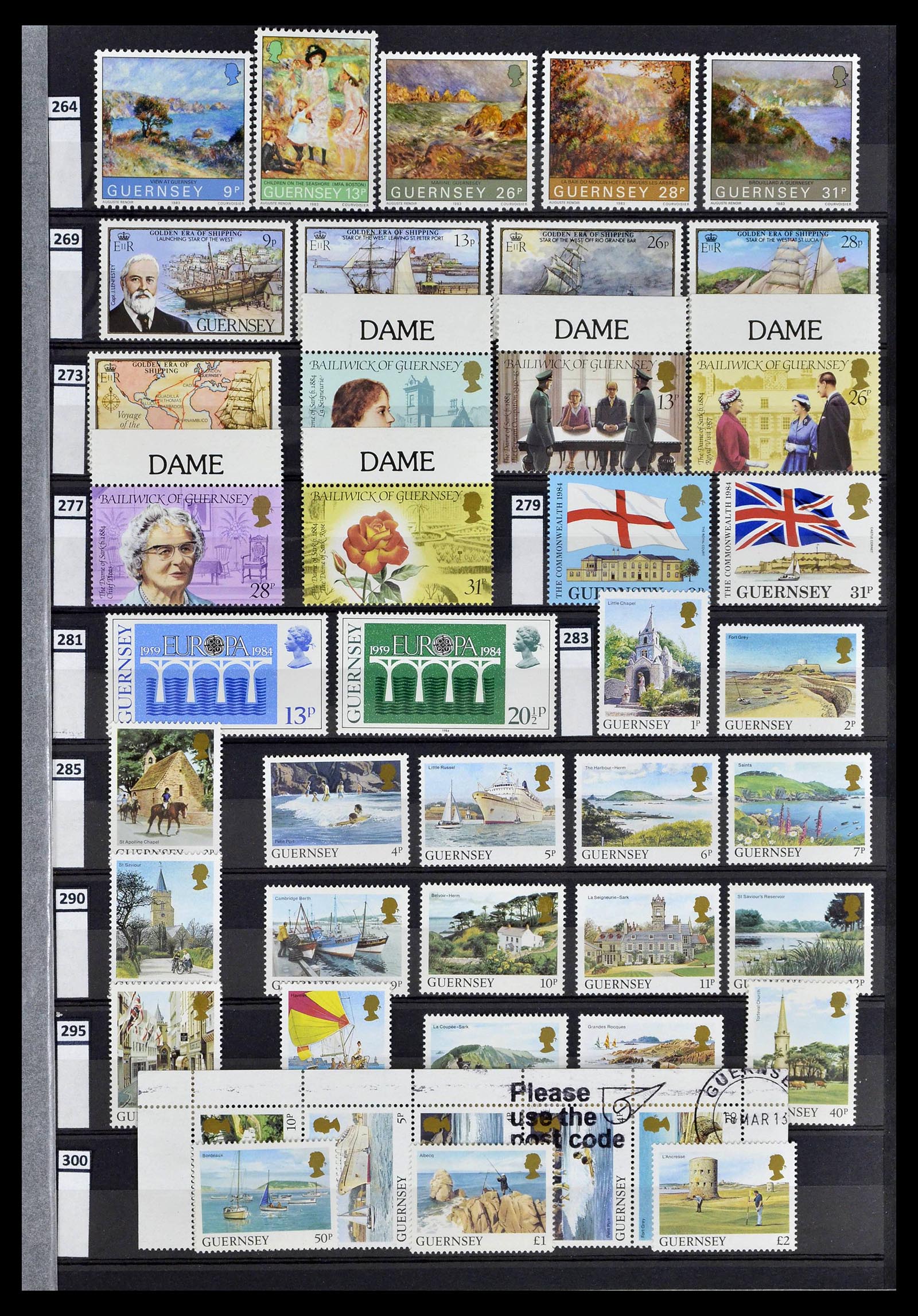 39197 0065 - Postzegelverzameling 39197 Kanaaleilanden 1941-2015.