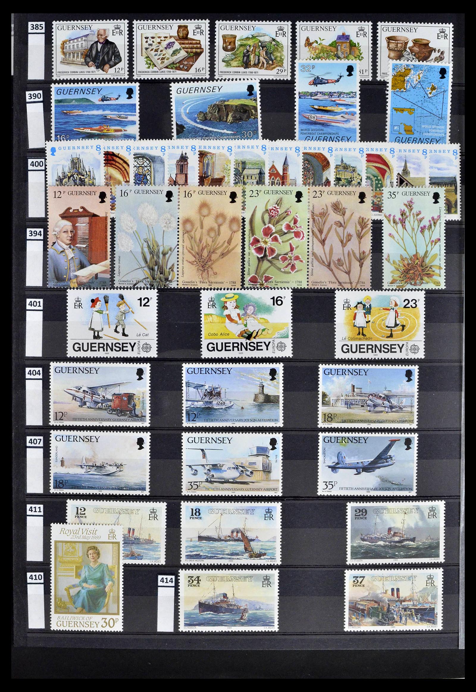 39197 0068 - Postzegelverzameling 39197 Kanaaleilanden 1941-2015.