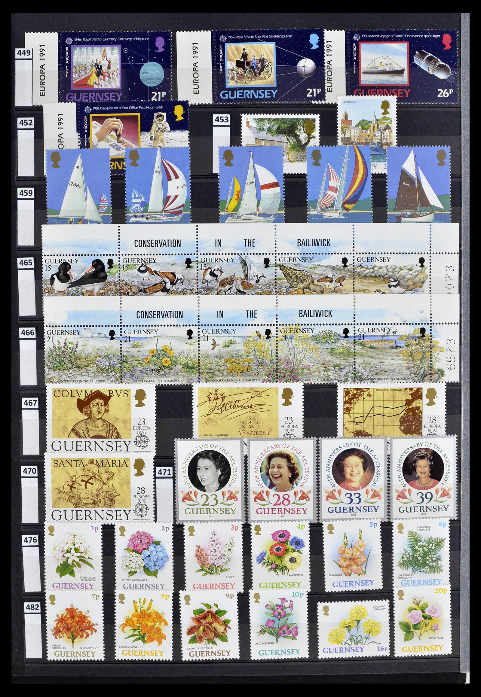 39197 0070 - Postzegelverzameling 39197 Kanaaleilanden 1941-2015.