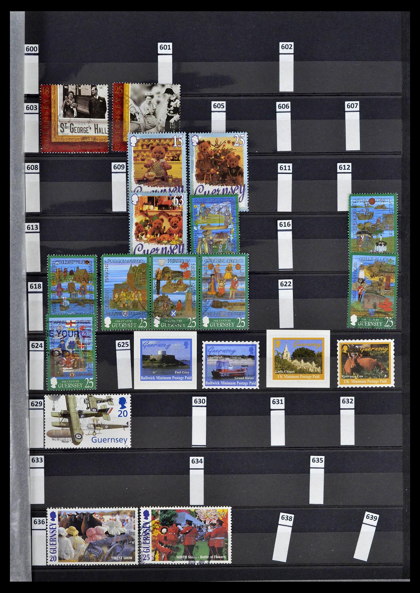 39197 0075 - Postzegelverzameling 39197 Kanaaleilanden 1941-2015.