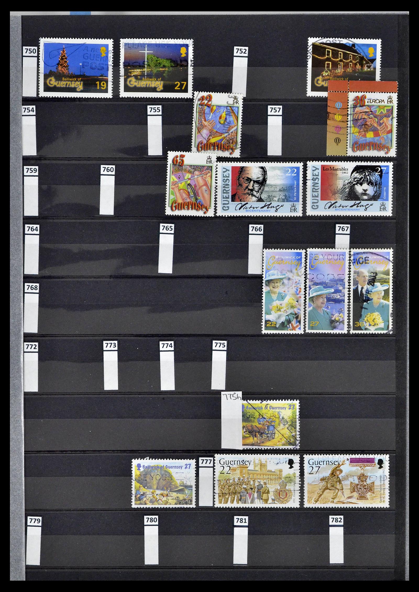 39197 0079 - Postzegelverzameling 39197 Kanaaleilanden 1941-2015.