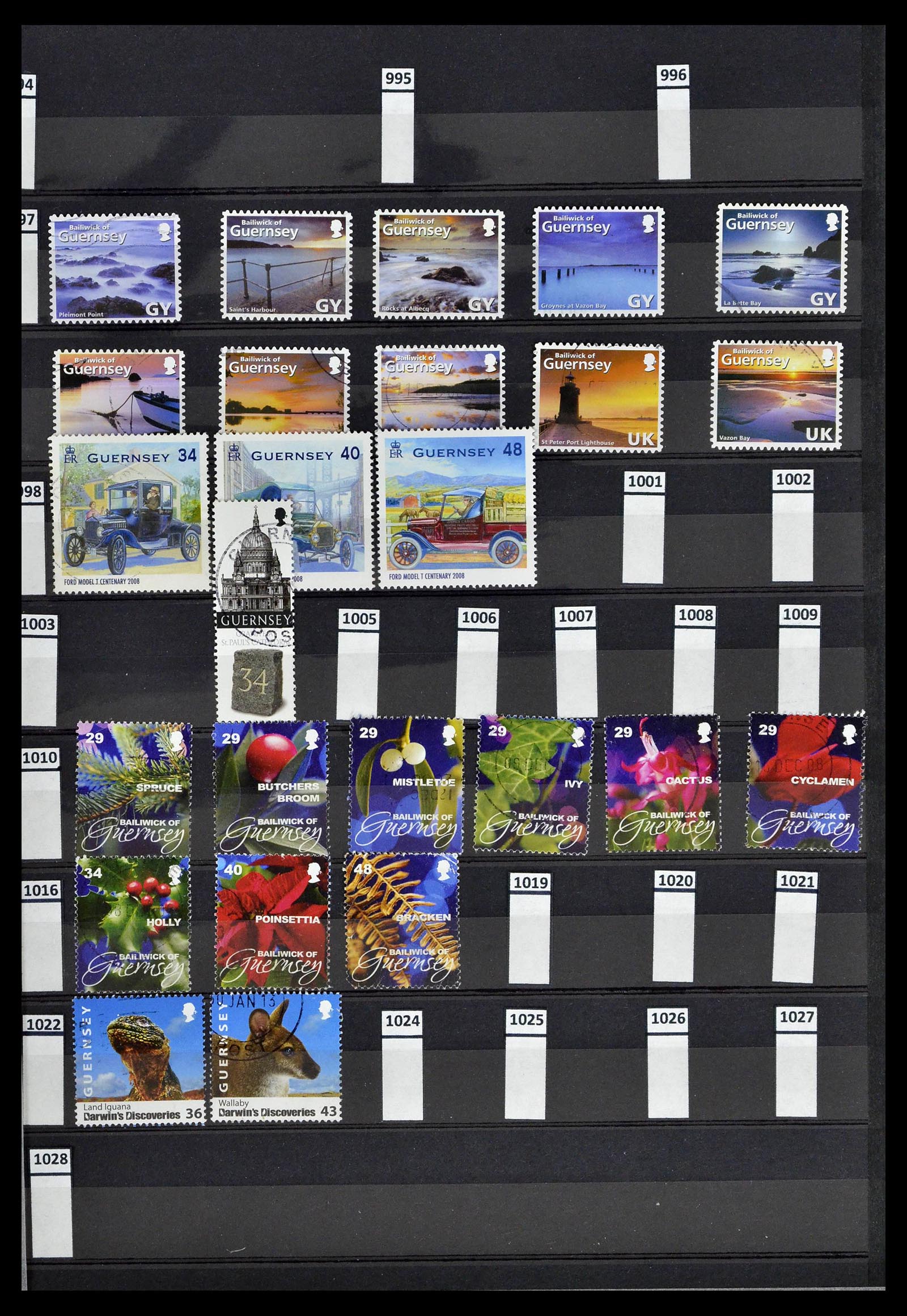 39197 0087 - Stamp collection 39197 Channel Islands 1941-2015.