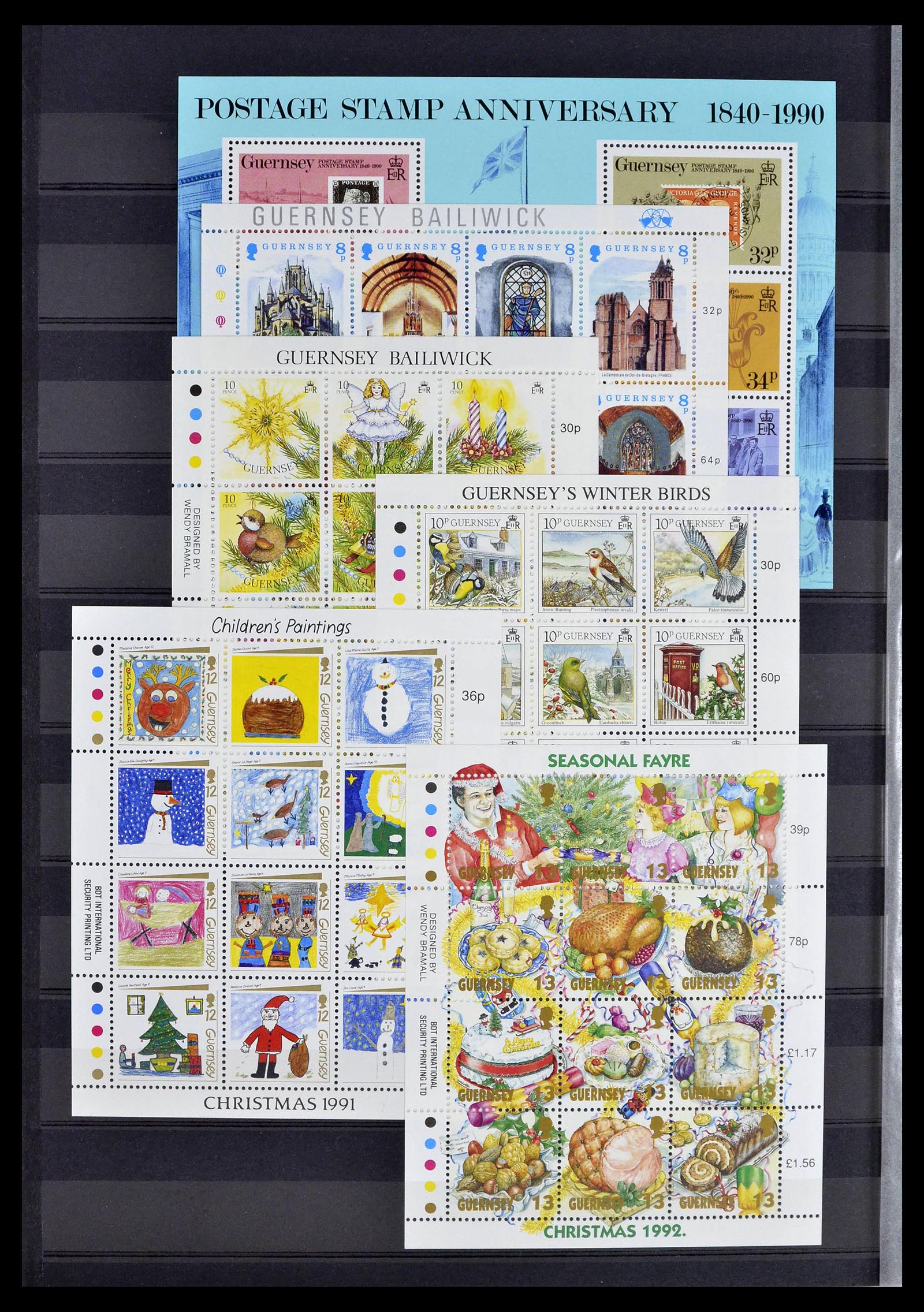 39197 0100 - Stamp collection 39197 Channel Islands 1941-2015.