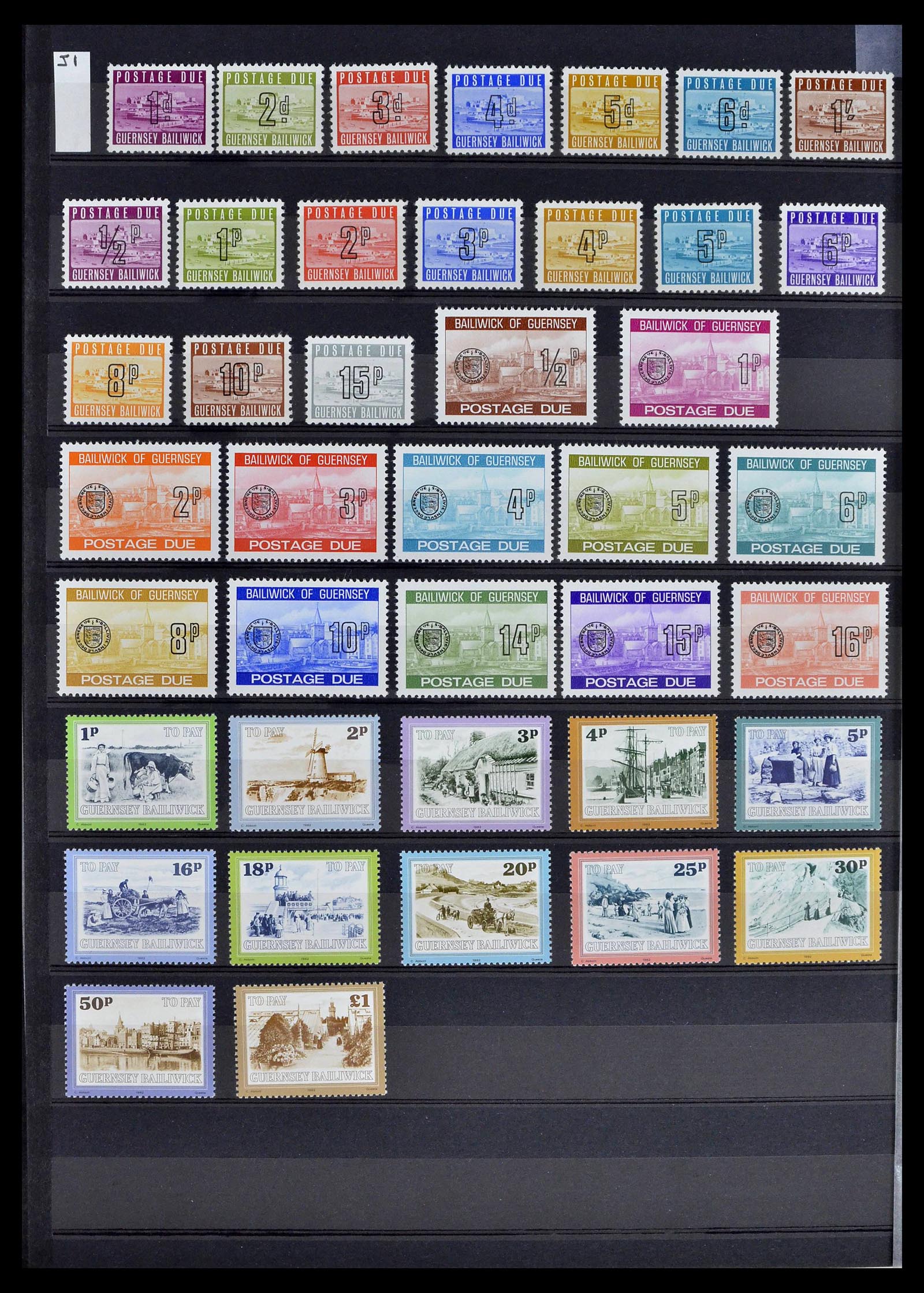 39197 0102 - Stamp collection 39197 Channel Islands 1941-2015.