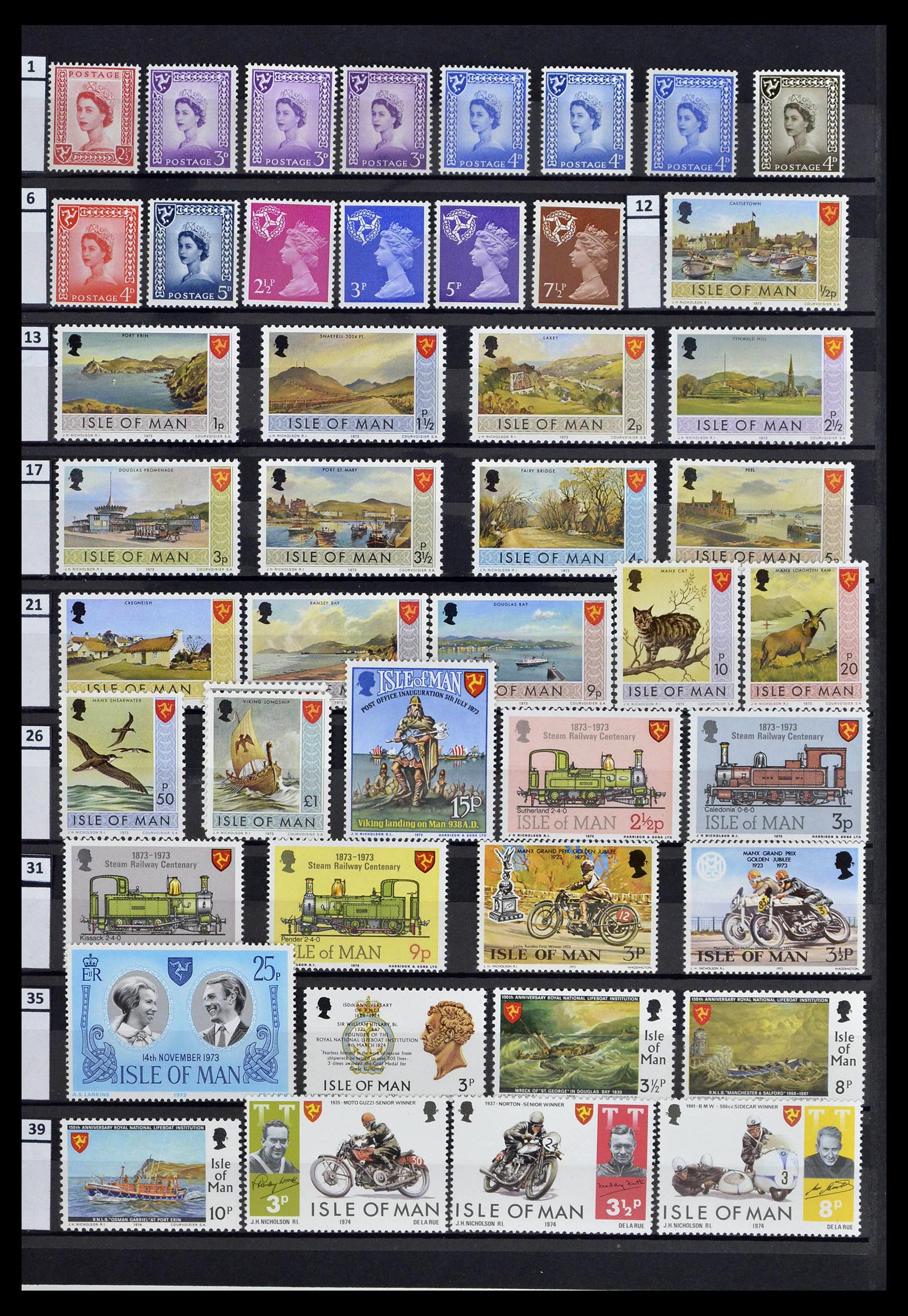 39197 0104 - Stamp collection 39197 Channel Islands 1941-2015.
