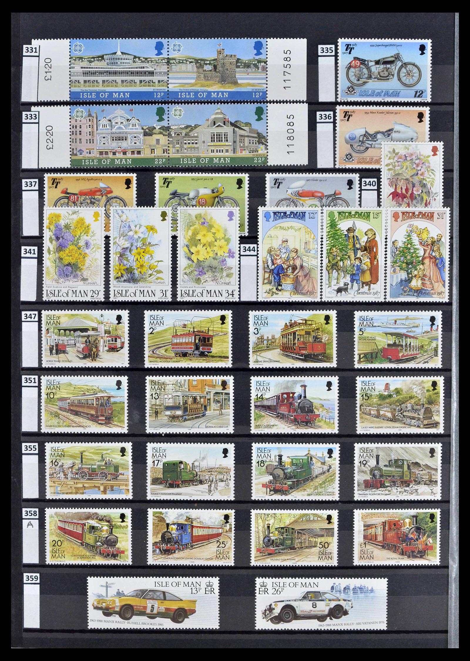 39197 0113 - Stamp collection 39197 Channel Islands 1941-2015.