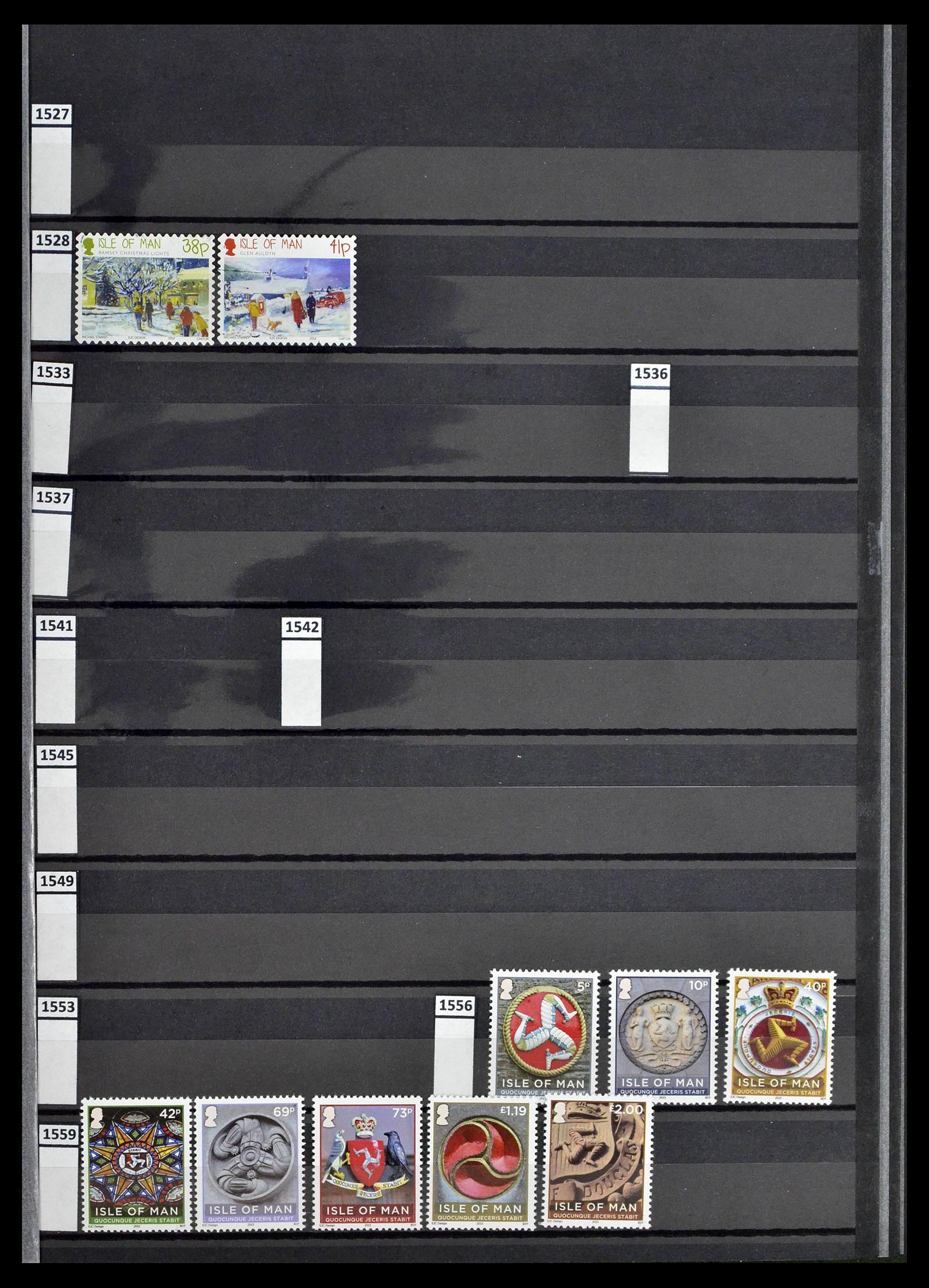 39197 0152 - Postzegelverzameling 39197 Kanaaleilanden 1941-2015.