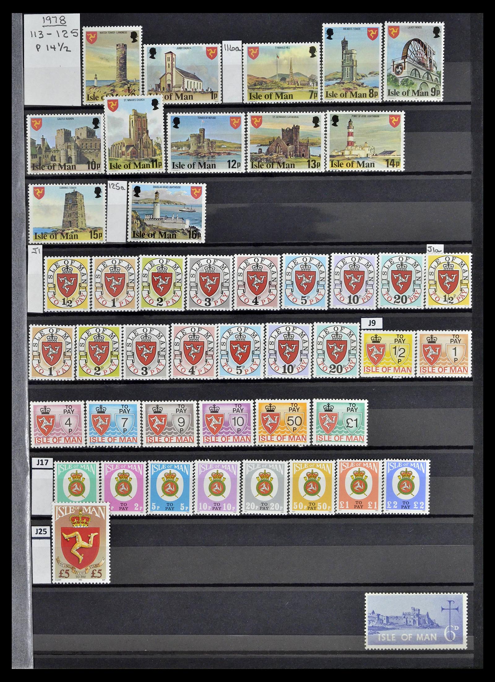 39197 0154 - Postzegelverzameling 39197 Kanaaleilanden 1941-2015.