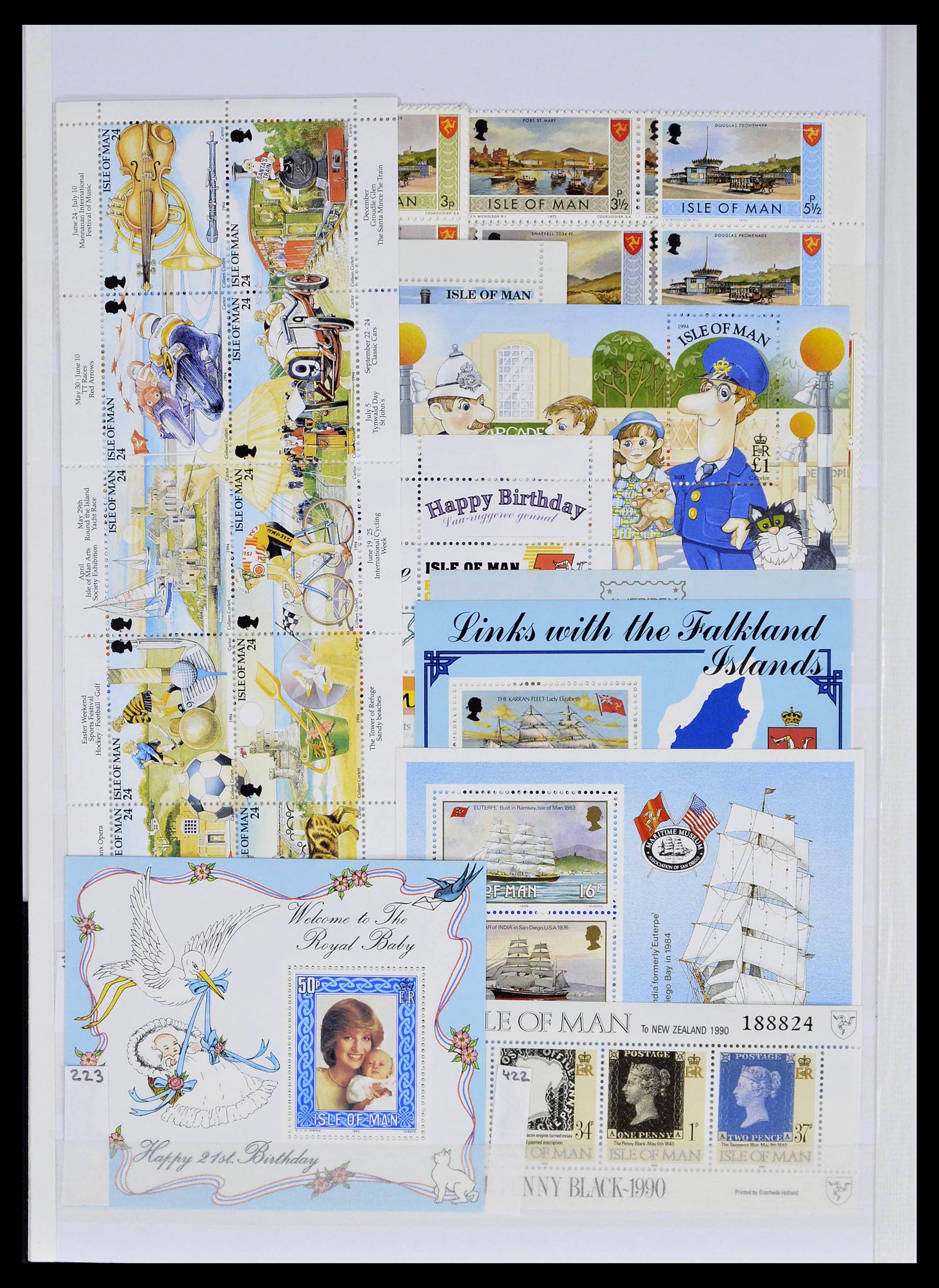 39197 0167 - Postzegelverzameling 39197 Kanaaleilanden 1941-2015.