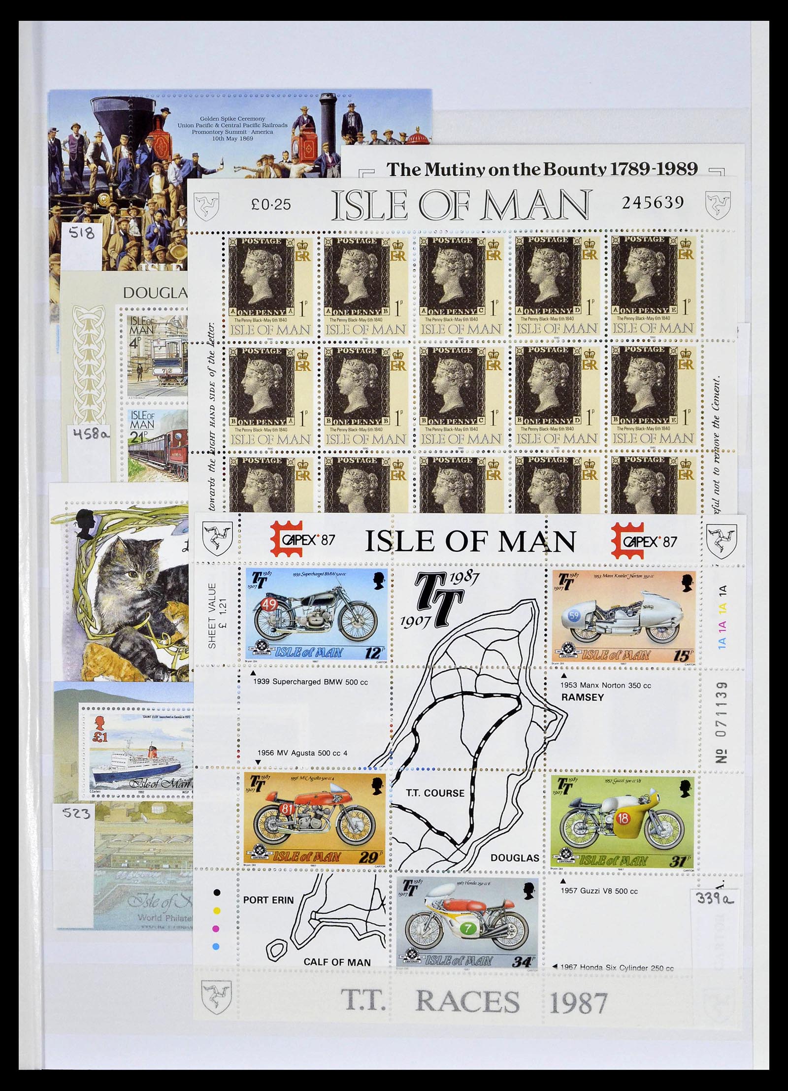 39197 0168 - Postzegelverzameling 39197 Kanaaleilanden 1941-2015.