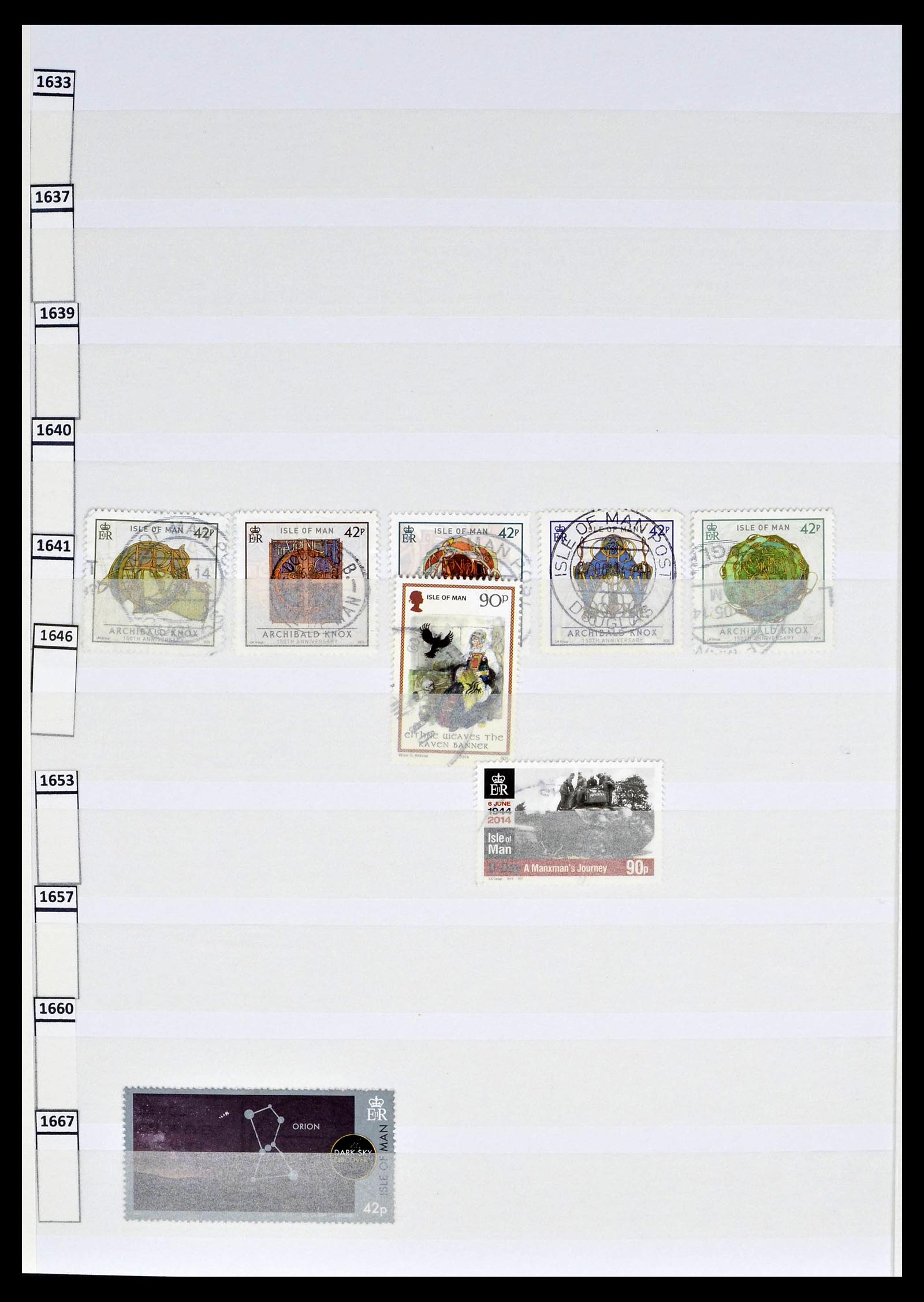 39197 0173 - Postzegelverzameling 39197 Kanaaleilanden 1941-2015.